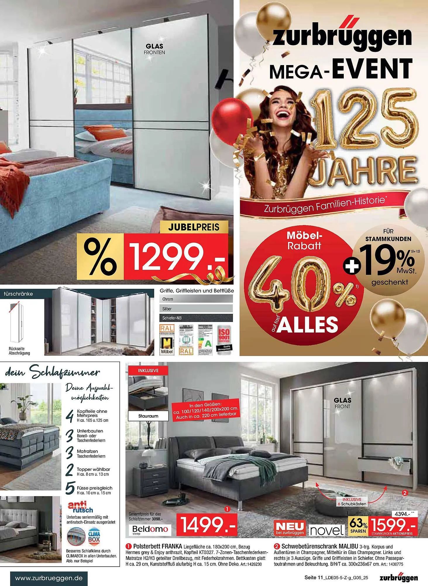 Zurbrüggen Prospekt von 9. Mai bis 24. Mai 2025 - Prospekt seite 11