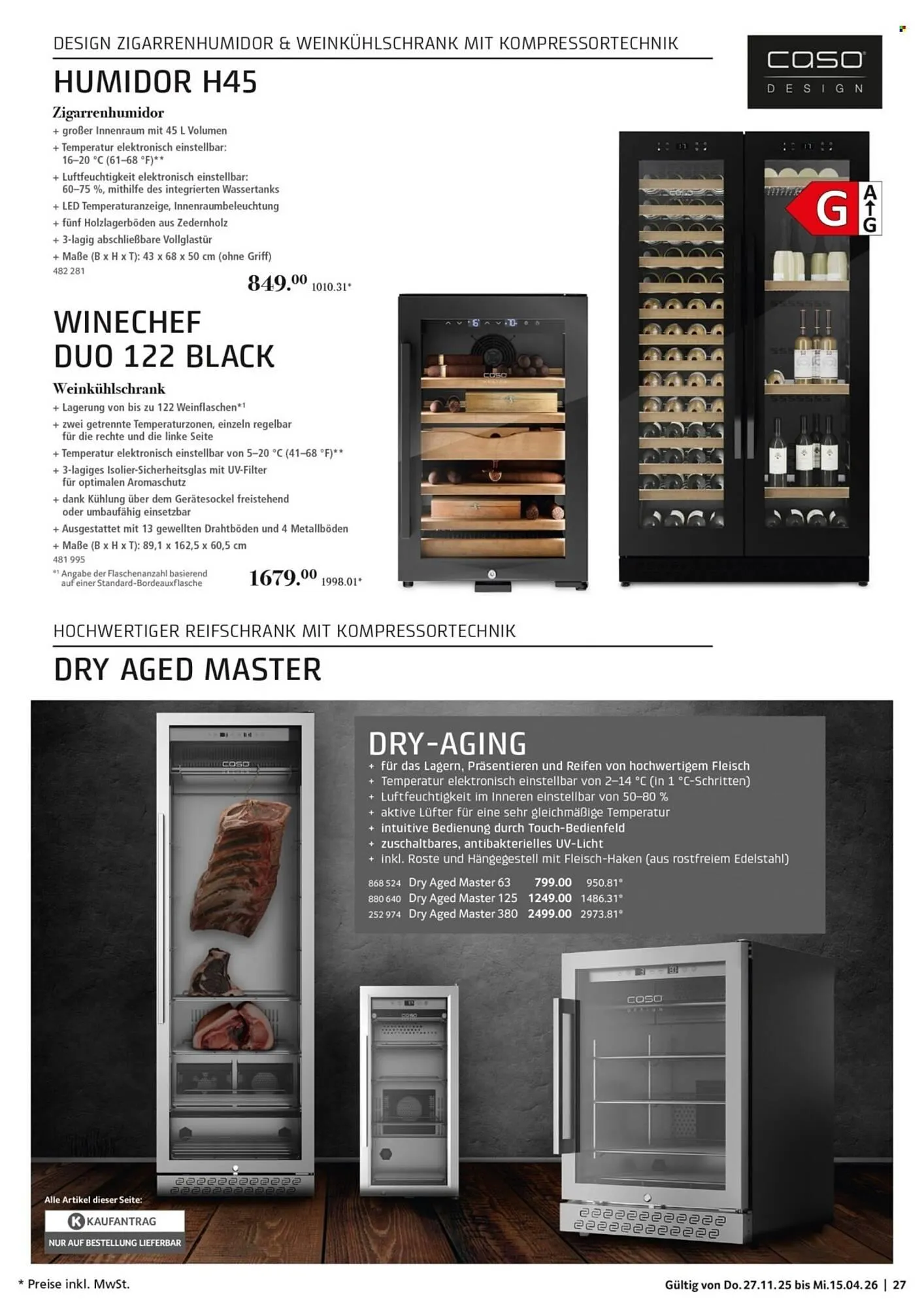 Selgros Prospekt von 27. November bis 15. April 2026 - Prospekt seite 27