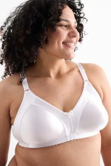 Non-wired minimiser bra - shiny