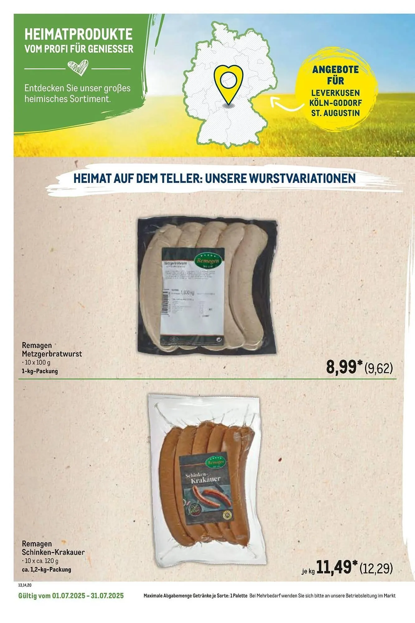 METRO Prospekt von 1. Juli bis 31. Juli 2025 - Prospekt seite 48