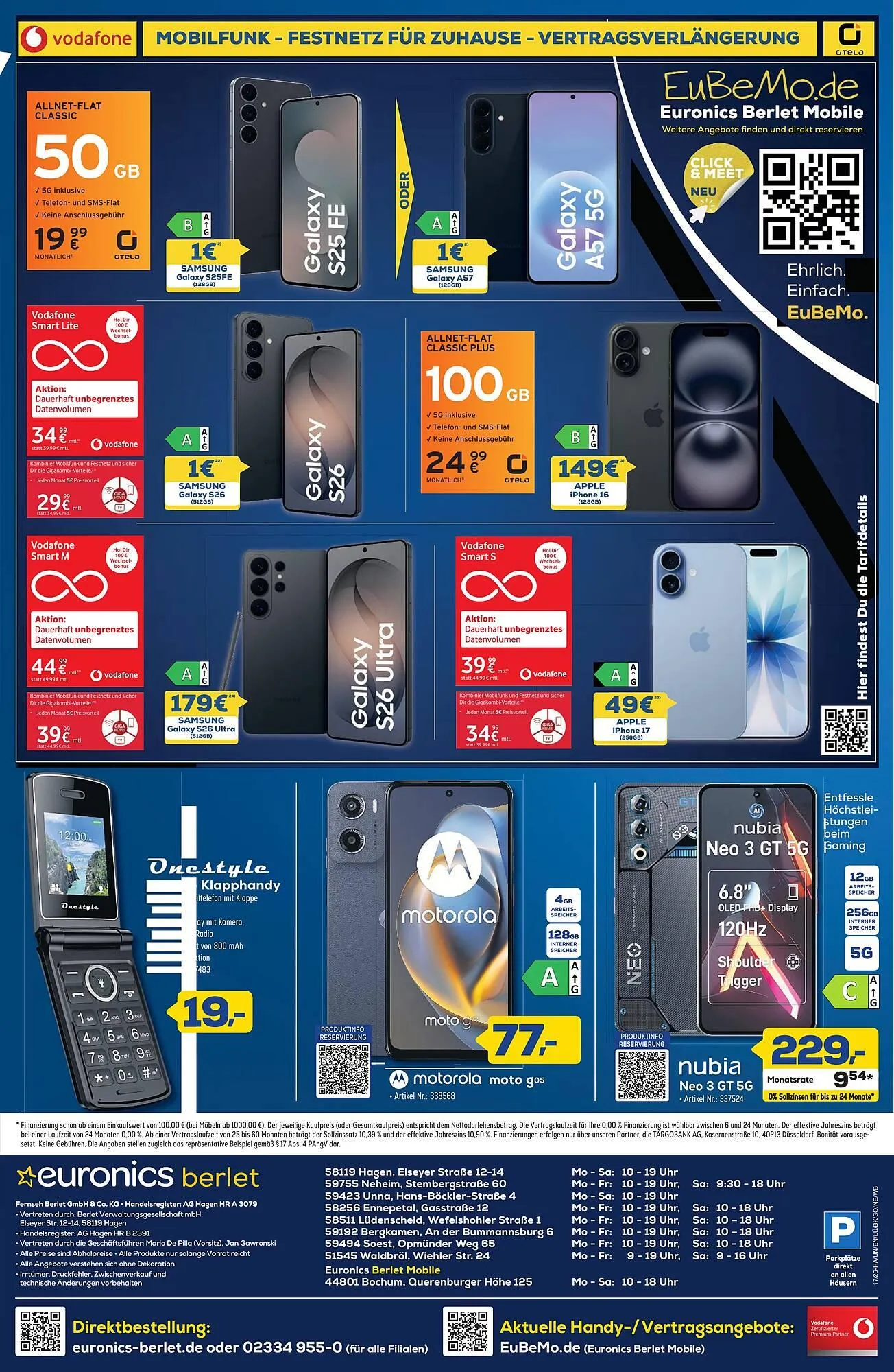 Euronics Berlet Prospekt von 16. April bis 22. April 2026 - Prospekt seite 9