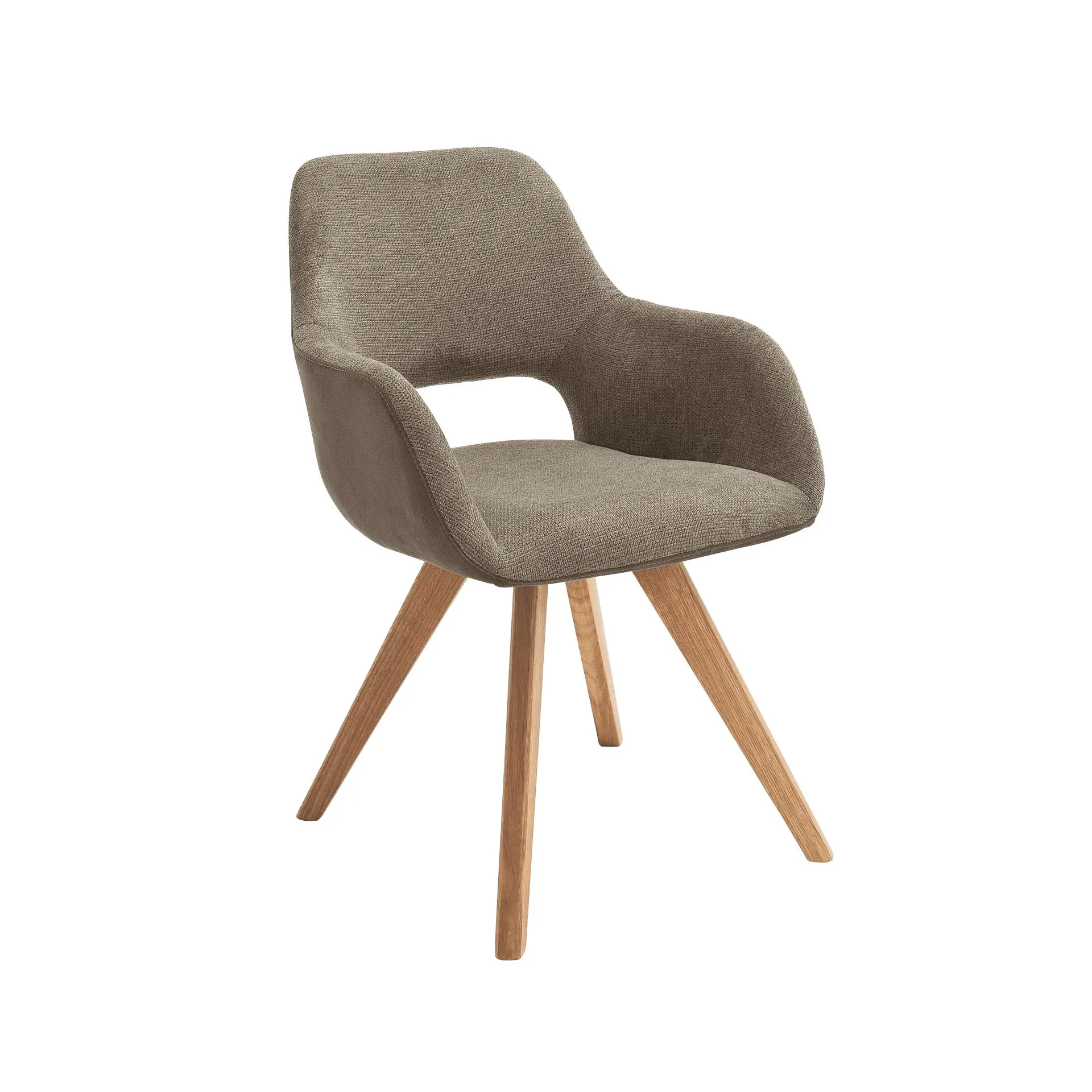 Armlehnstuhl Asella Cappuccino