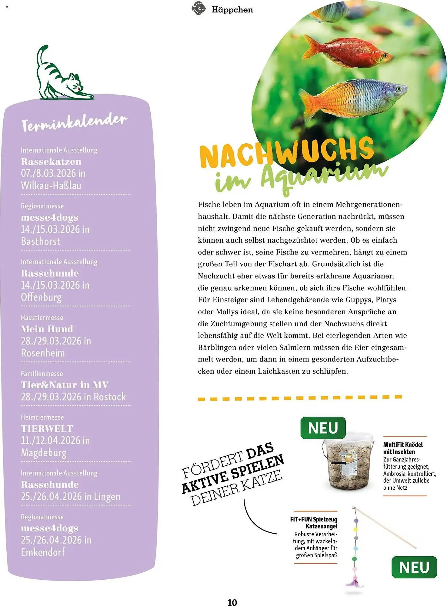 Fressnapf Magazin von 2. März bis 30. April 2026 - Prospekt seite 10