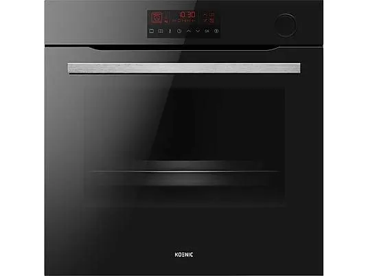KOENIC KBO 611-1 B A1, Einbaubackofen (Einbaugerät, 77 l, 595 mm breit), Dampfgarfunktion