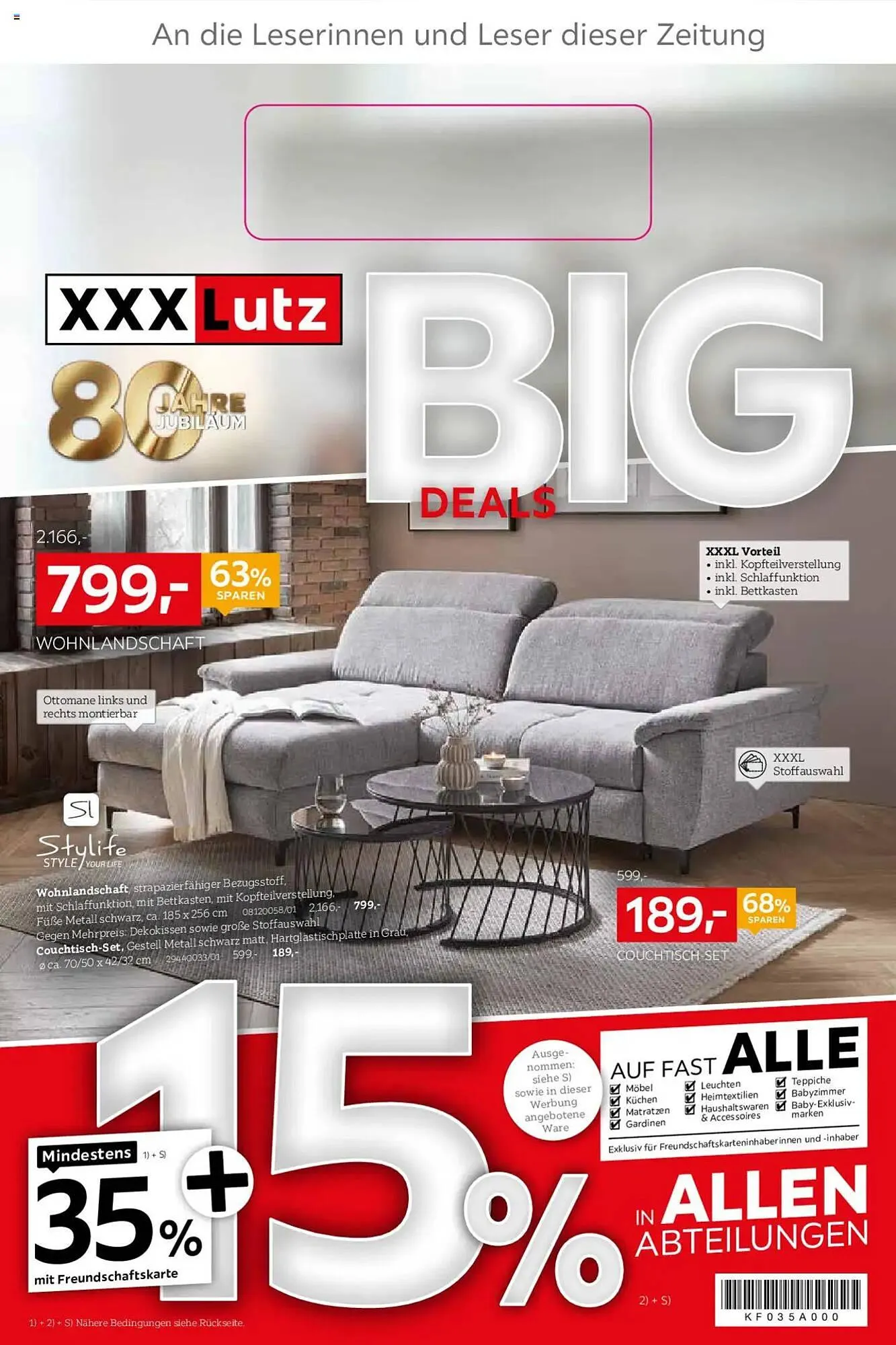 XXXLutz Prospekt von 6. April bis 27. April 2025 - Prospekt seite 1