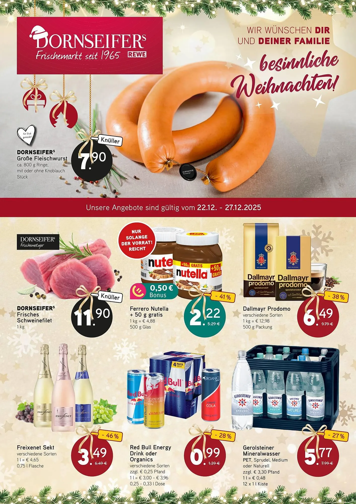 Dornseifer Prospekt von 22. Dezember bis 27. Dezember 2025 - Prospekt seite 1