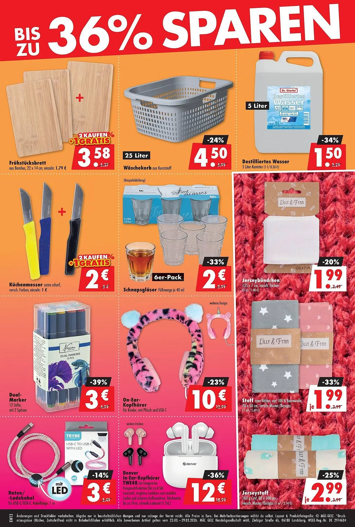 Mäc Geiz Prospekt von 23. März bis 29. März 2026 - Prospekt seite 2