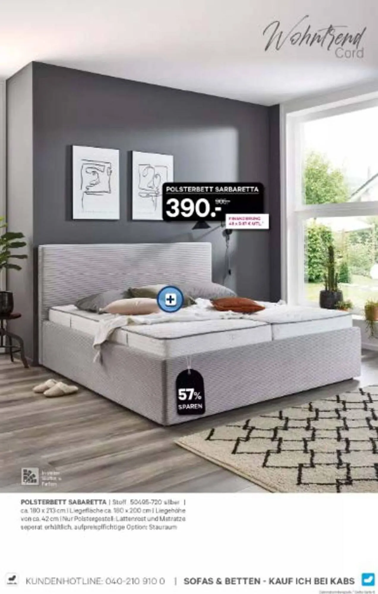 Kabs Polsterwelt Prospekt von 29. Dezember bis 30. Januar 2026 - Prospekt seite 43