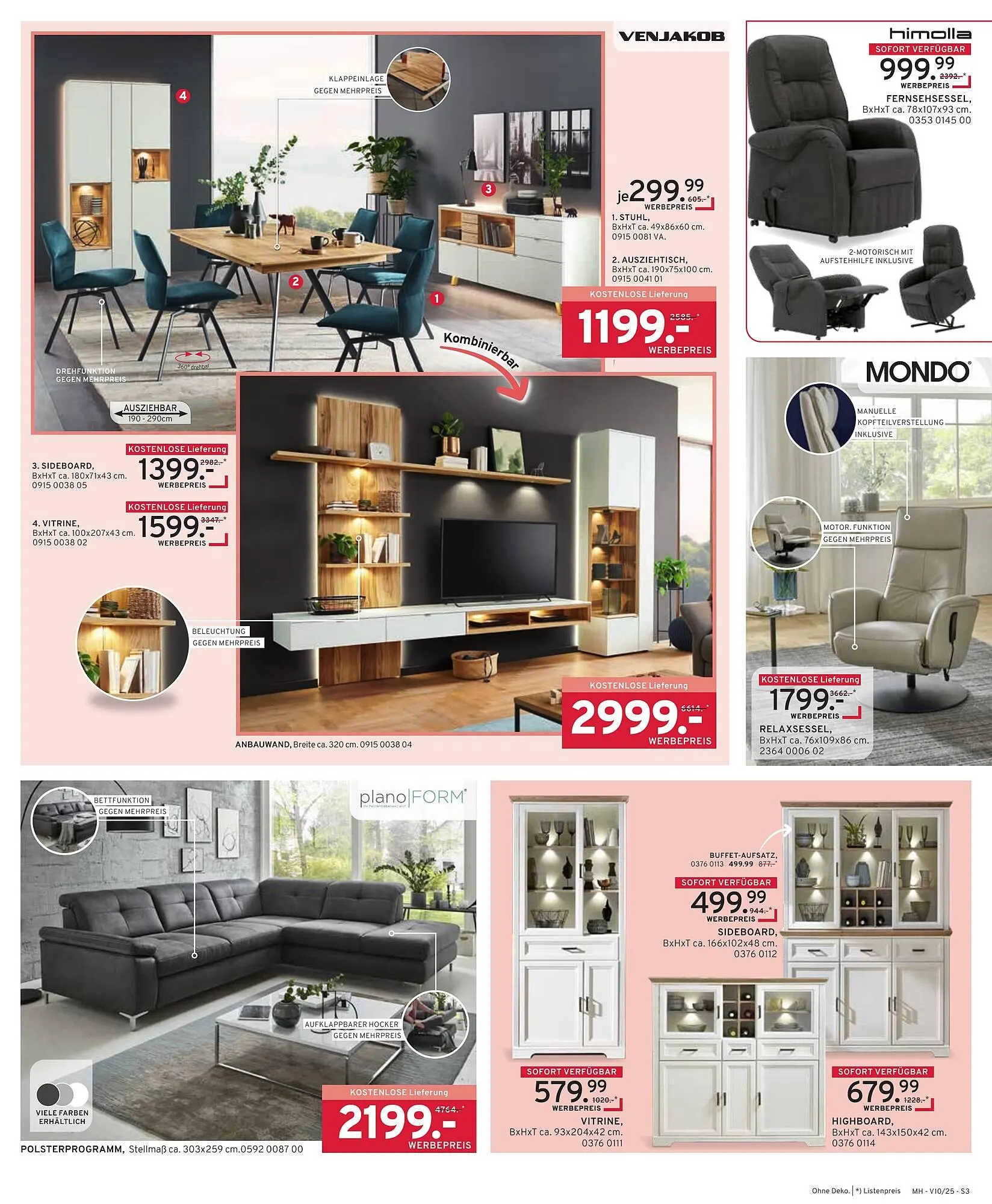 Möbel Heinrich Prospekt von 24. September bis 22. Oktober 2025 - Prospekt seite 3