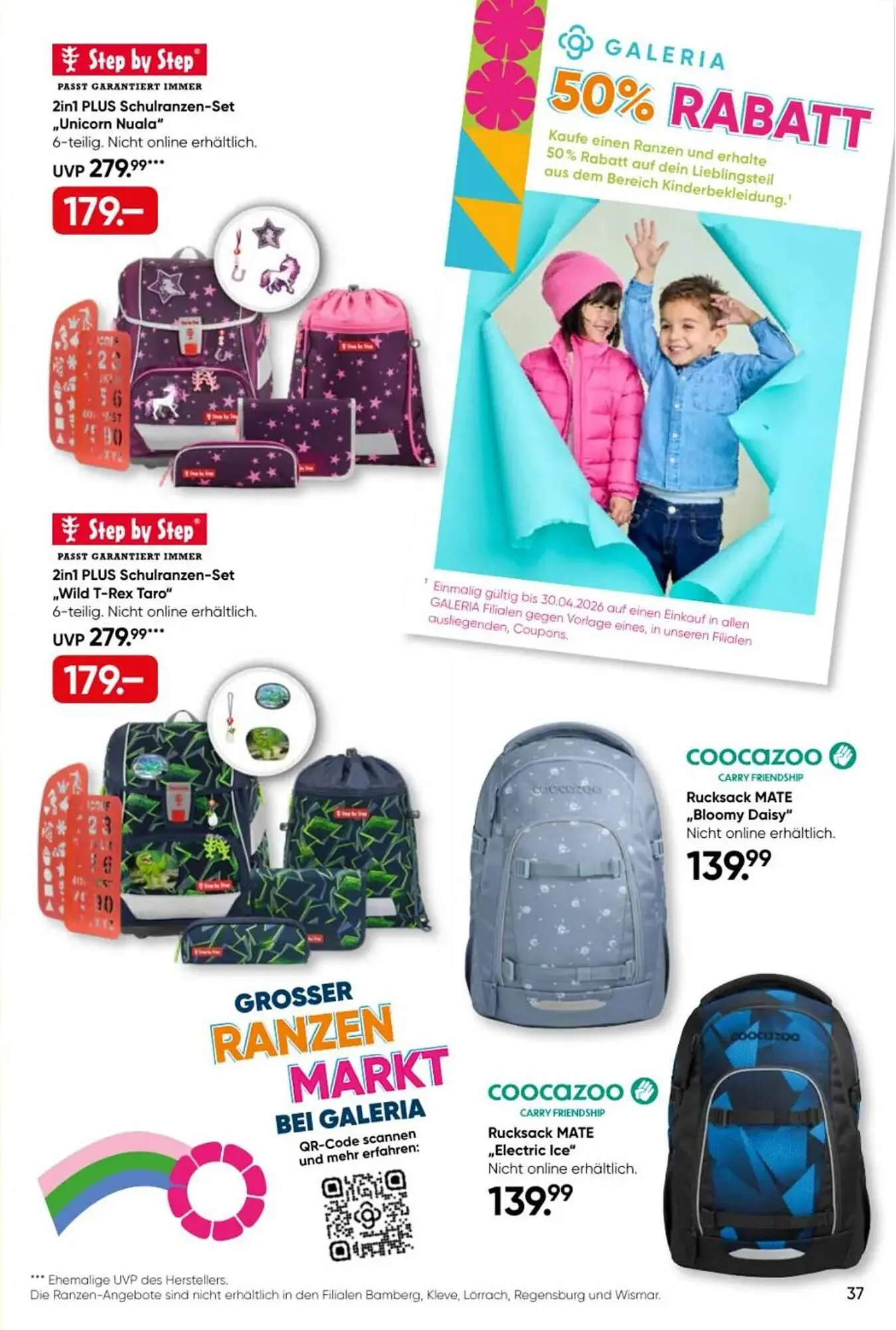 Galeria Kaufhof Prospekt von 17. März bis 29. März 2026 - Prospekt seite 37