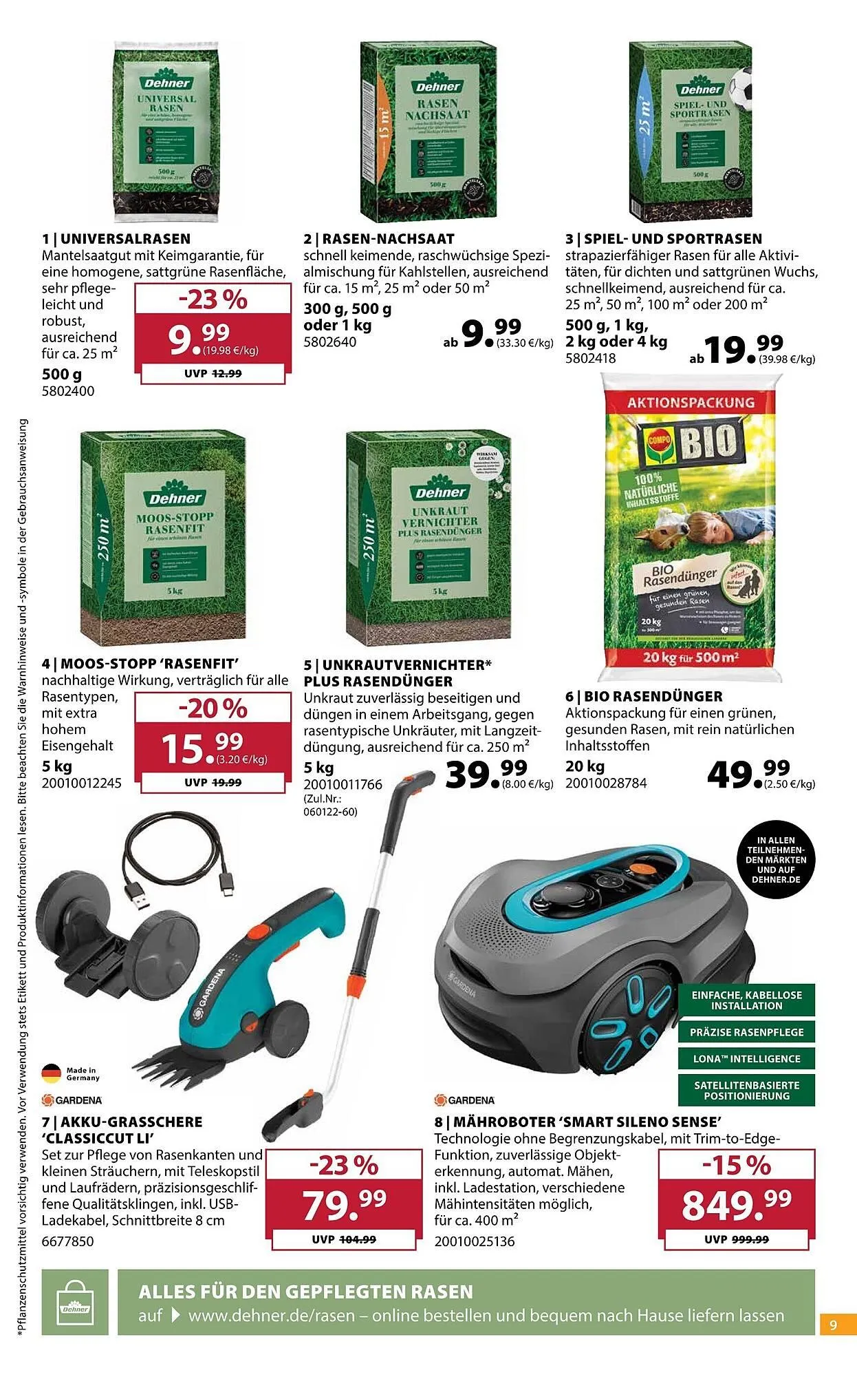 Dehner Prospekt von 8. April bis 13. April 2026 - Prospekt seite 9