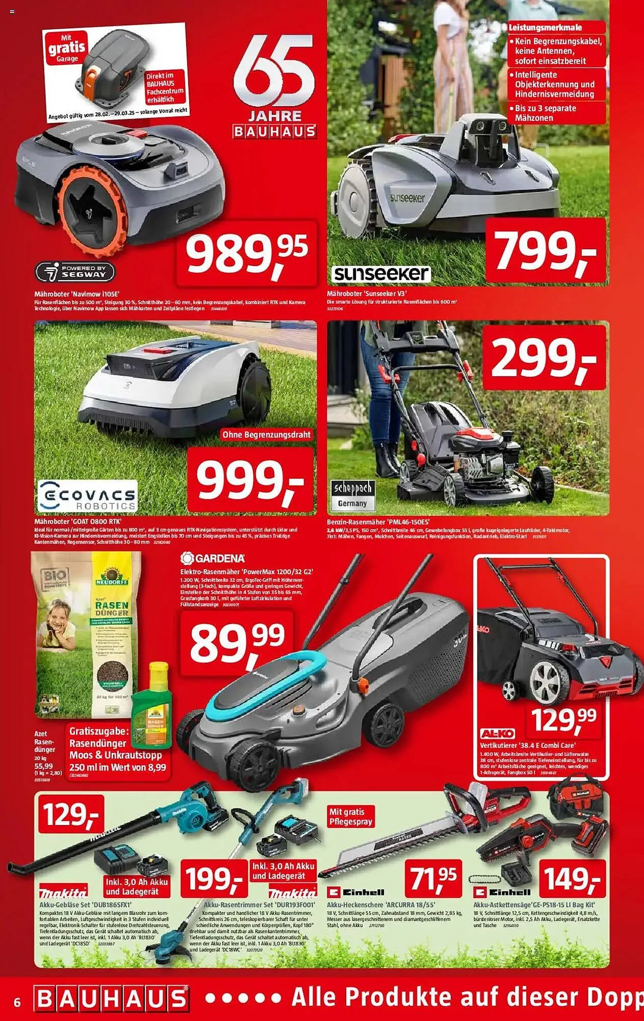 Bauhaus Prospekt von 1. März bis 29. März 2025 - Prospekt seite 6