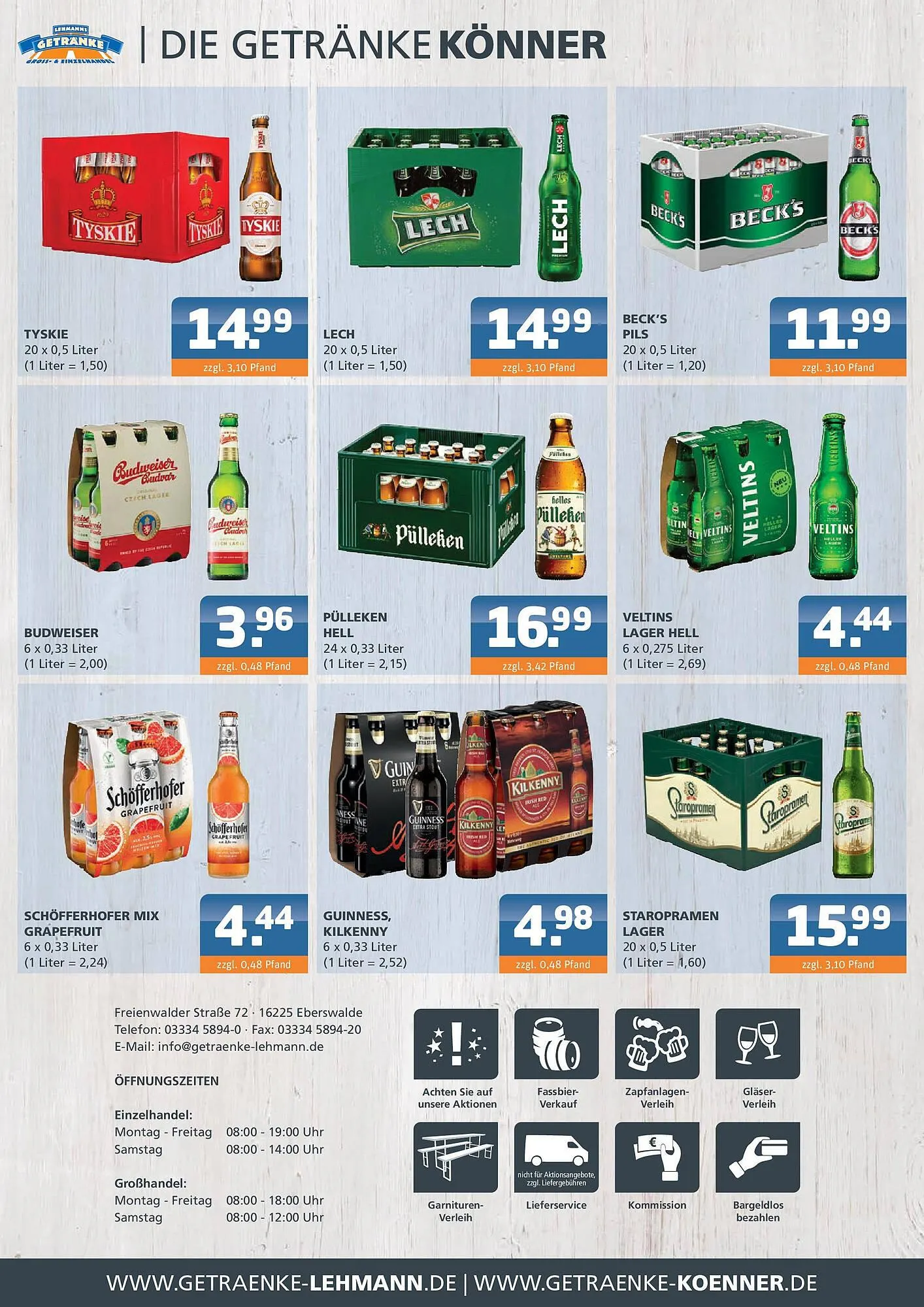 Getränke Lehmann Prospekt von 23. März bis 5. April 2025 - Prospekt seite 4