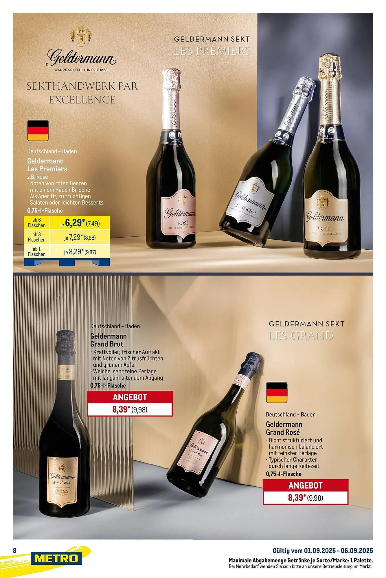METRO Prospekt von 1. September bis 6. September 2025 - Prospekt seite 8