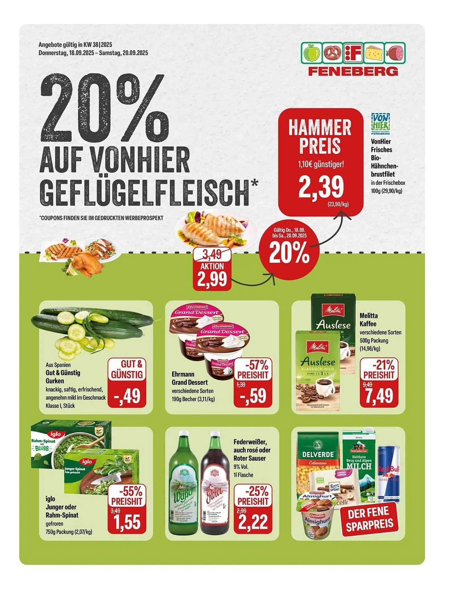 Feneberg Prospekt von 2. Oktober bis 4. Oktober 2025 - Prospekt seite 1