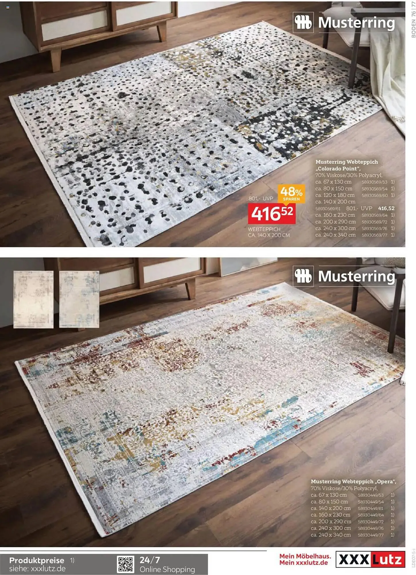 XXXLutz Prospekt von 1. September bis 28. Februar 2026 - Prospekt seite 77