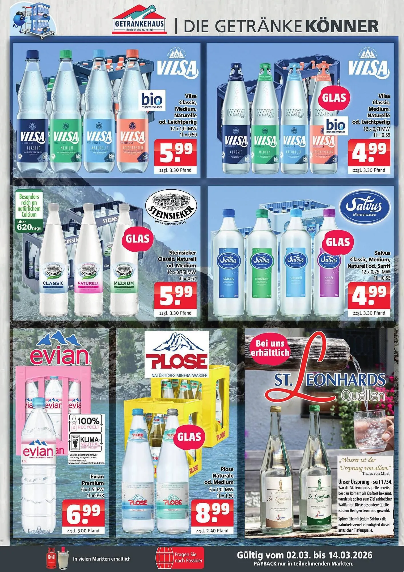 Getränkehaus Prospekt von 2. März bis 14. März 2026 - Prospekt seite 3