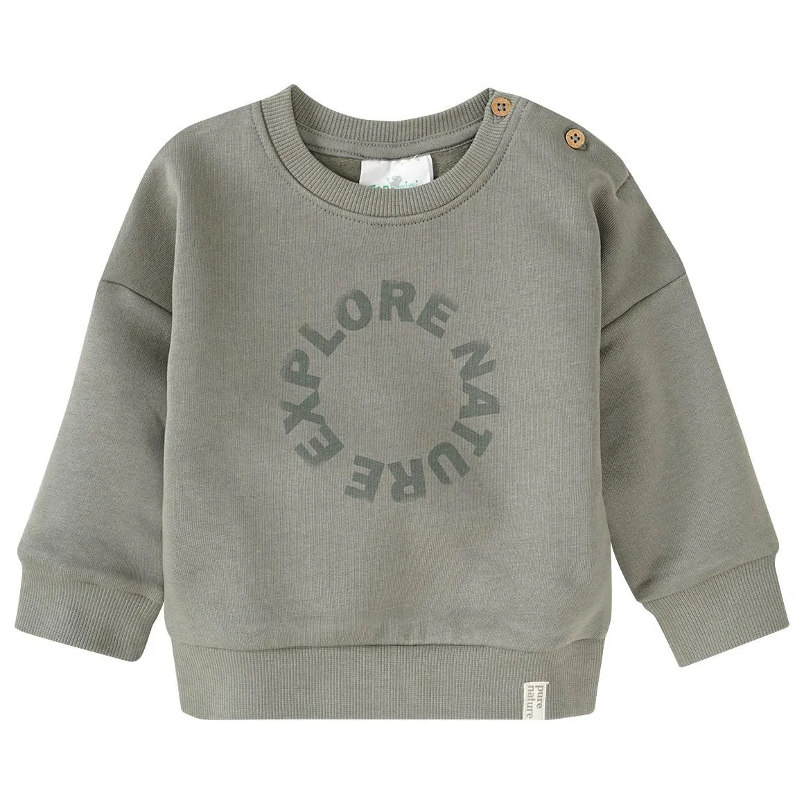 Baby Sweatshirt mit Message-Print