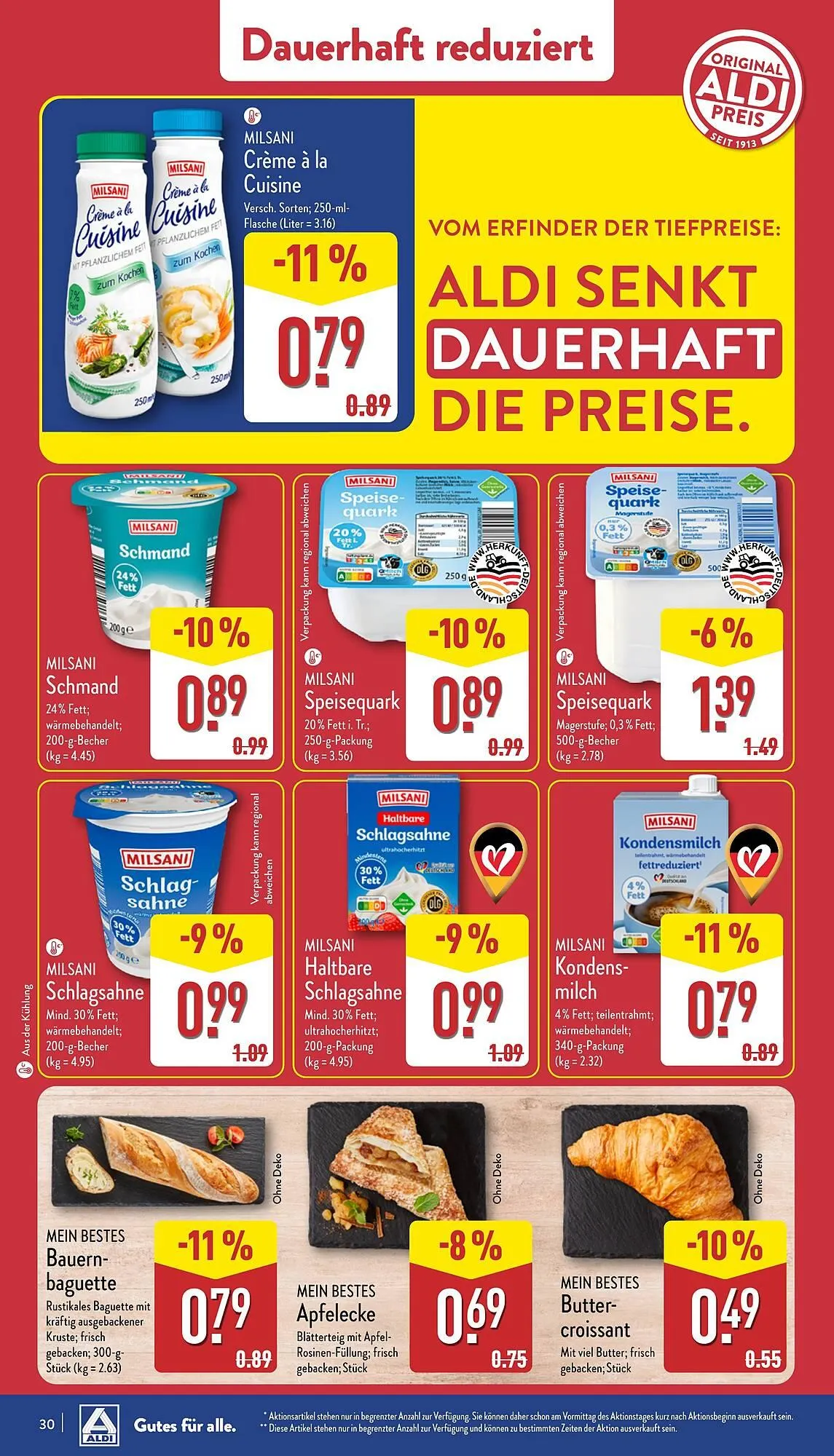 Aldi Nord Prospekt von 7. April bis 12. April 2025 - Prospekt seite 30