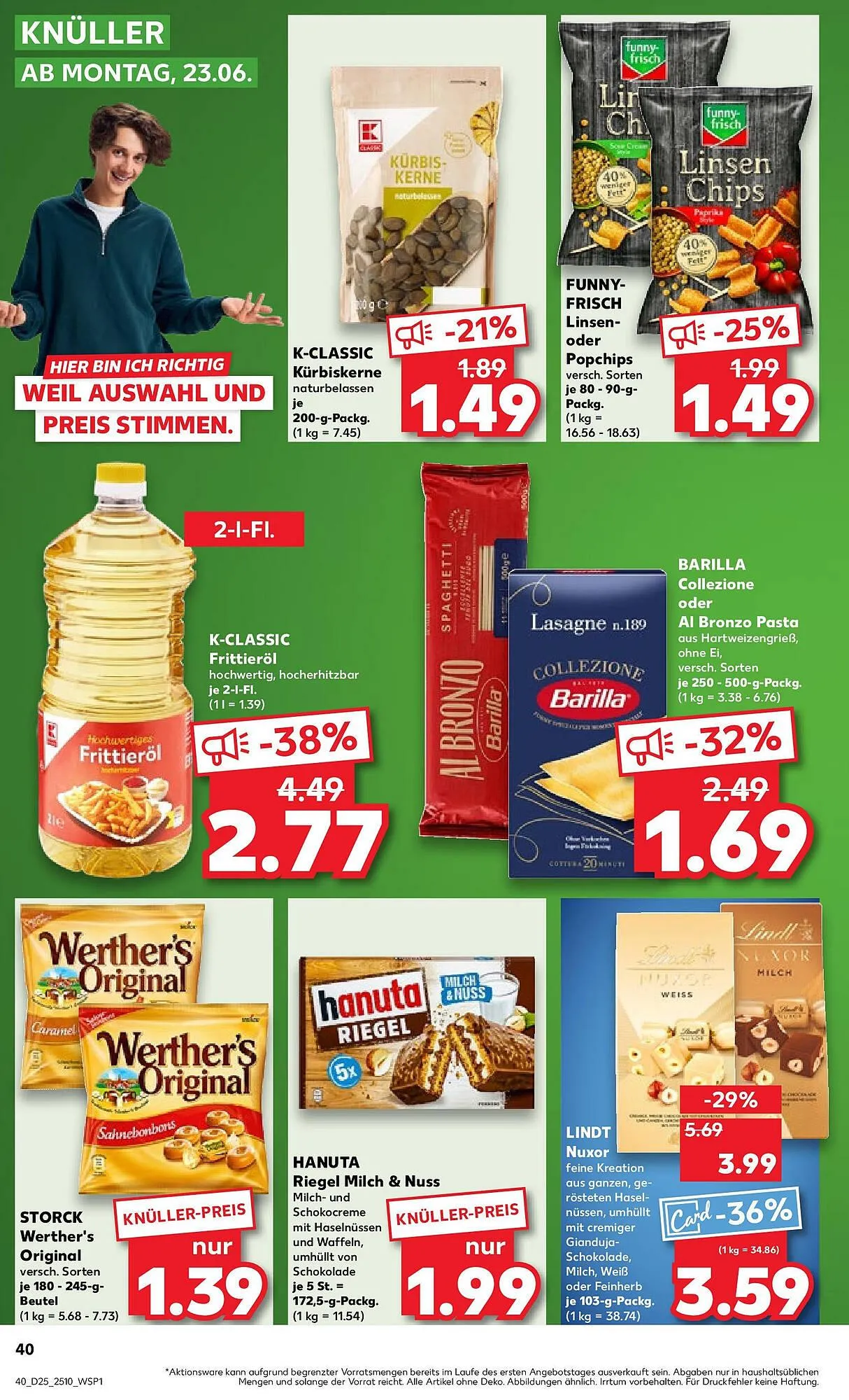 Kaufland Prospekt von 22. Juni bis 25. Juni 2025 - Prospekt seite 1