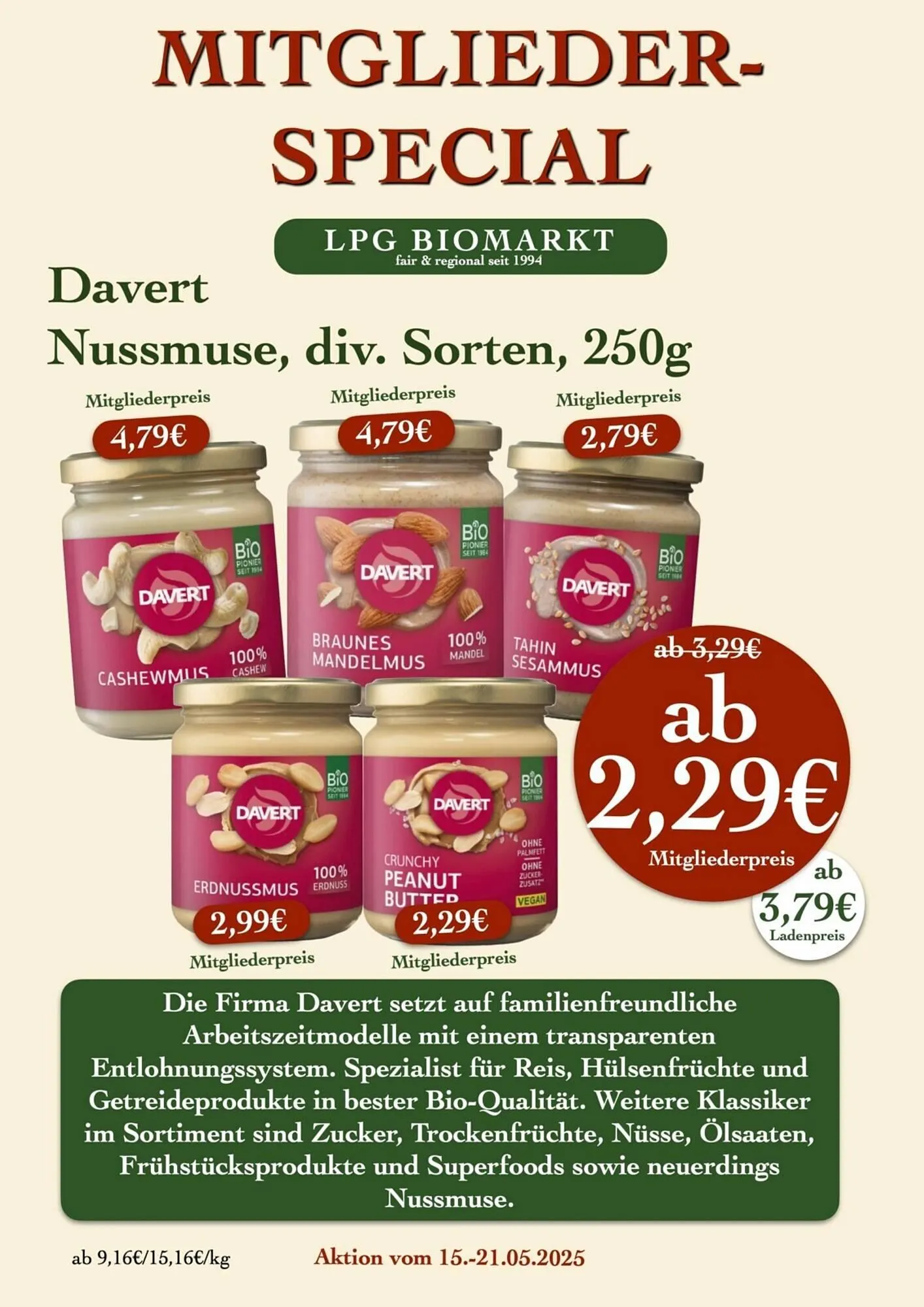 LPG Biomarkt Prospekt von 15. Mai bis 21. Mai 2025 - Prospekt seite 10