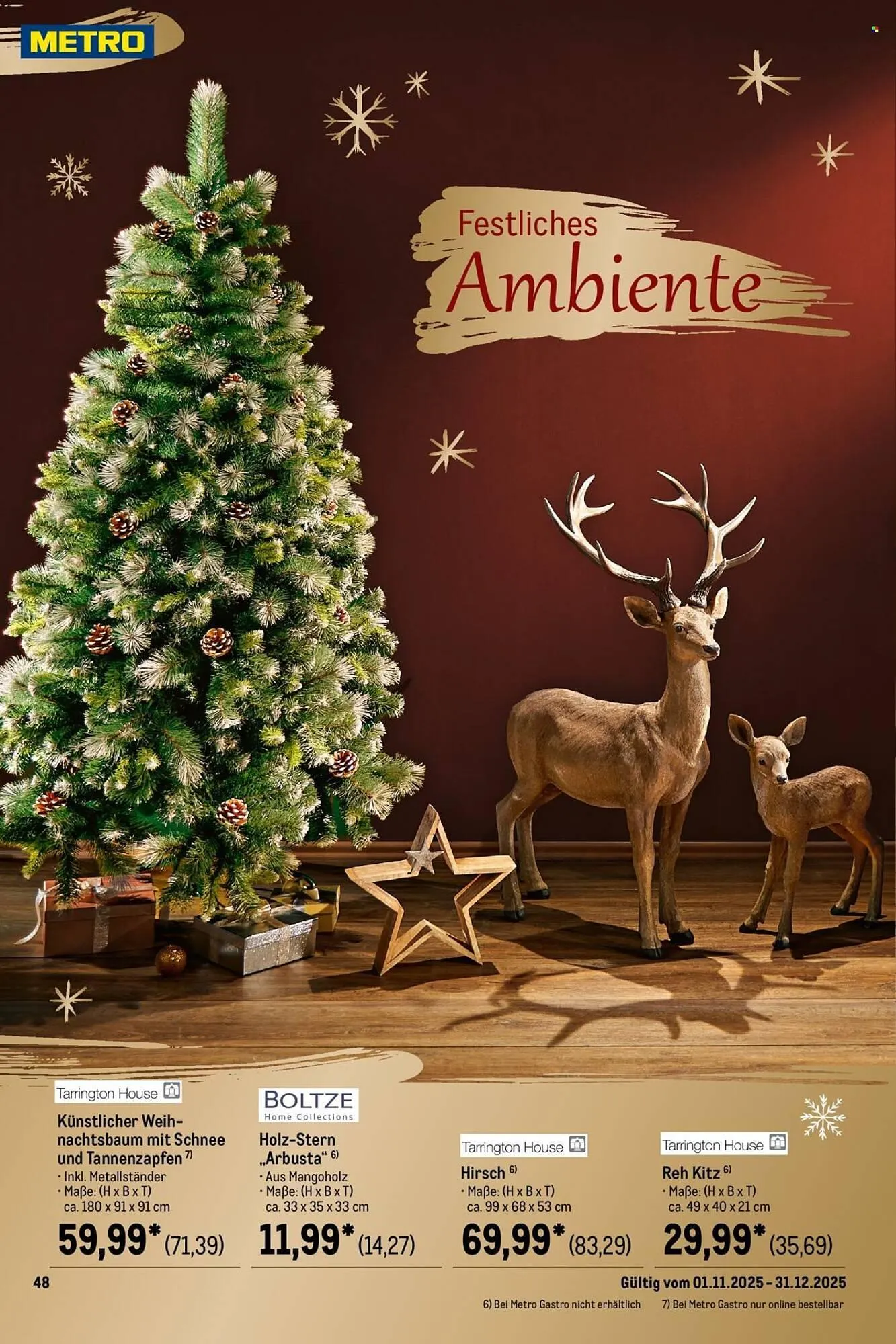 METRO Prospekt von 1. November bis 31. Dezember 2025 - Prospekt seite 56