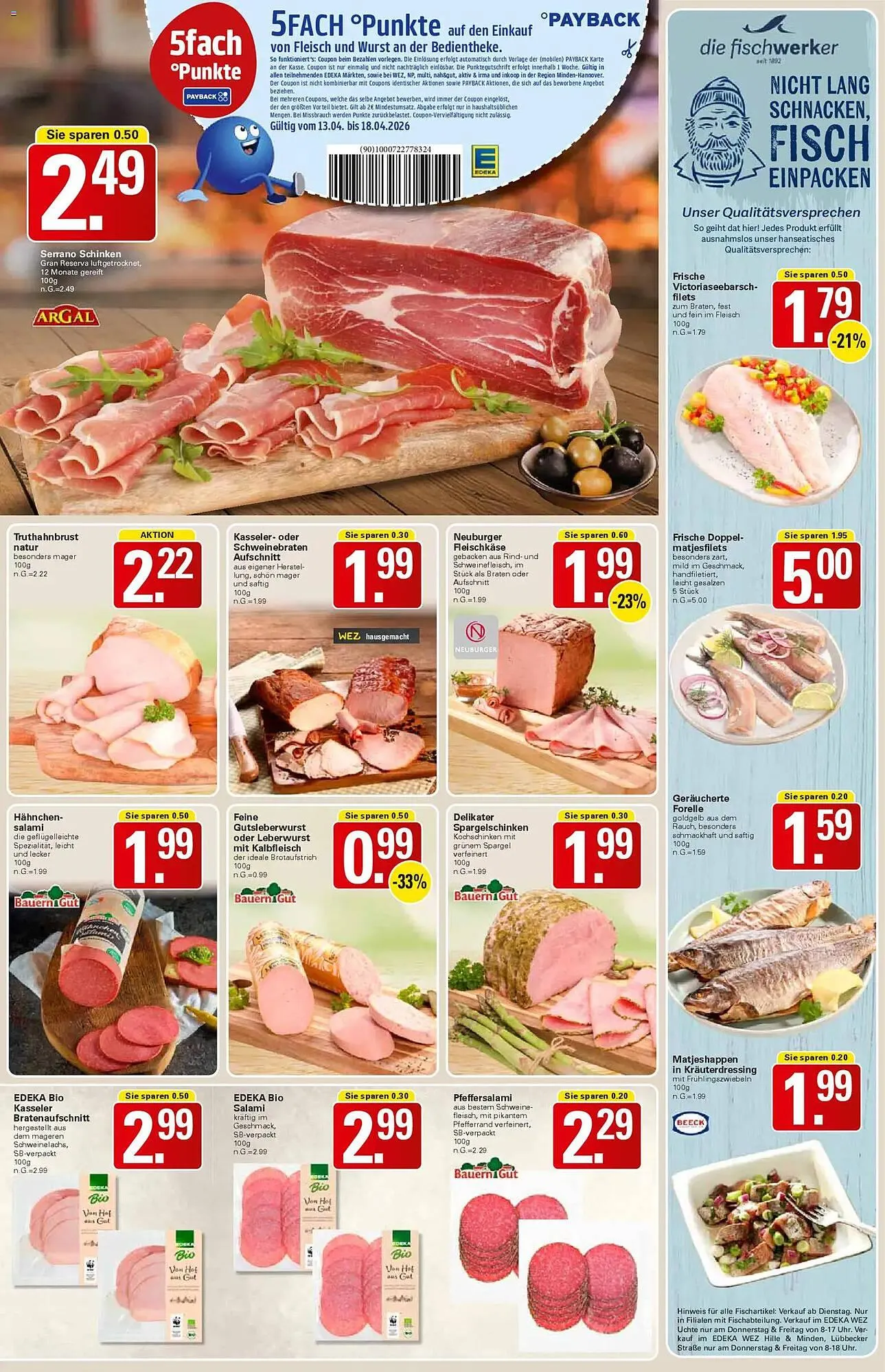 WEZ Prospekt von 13. April bis 18. April 2026 - Prospekt seite 5