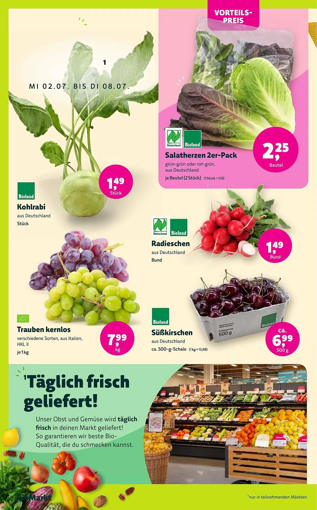 Aleco Biomarkt Prospekt von 2. Juli bis 15. Juli 2025 - Prospekt seite 2