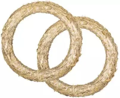 Strohkränze, 30 cm, 2 Stück