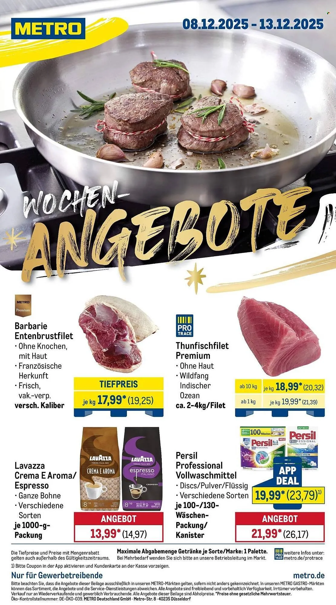METRO Prospekt von 8. Dezember bis 13. Dezember 2025 - Prospekt seite 1