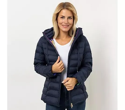 ANNI FOR FRIENDS Steppjacke, Adea 2-Wege-Zipper Kapuze figurumspielend