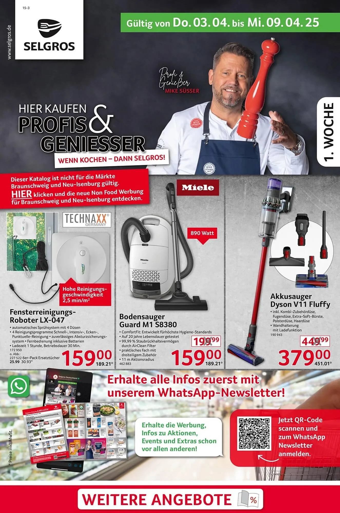 Selgros Prospekt von 3. April bis 10. April 2025 - Prospekt seite 1