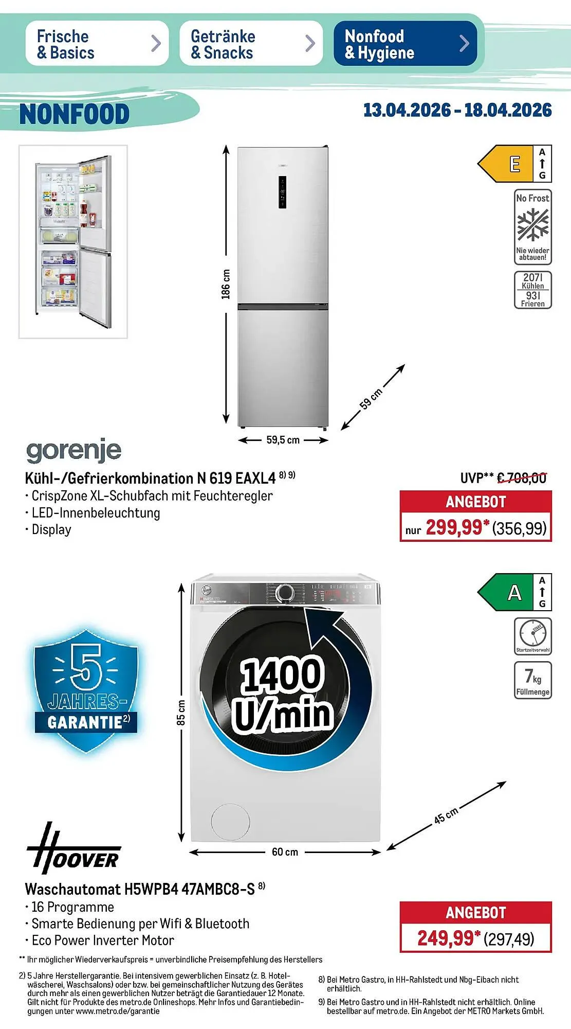 METRO Prospekt von 12. April bis 18. April 2026 - Prospekt seite 48