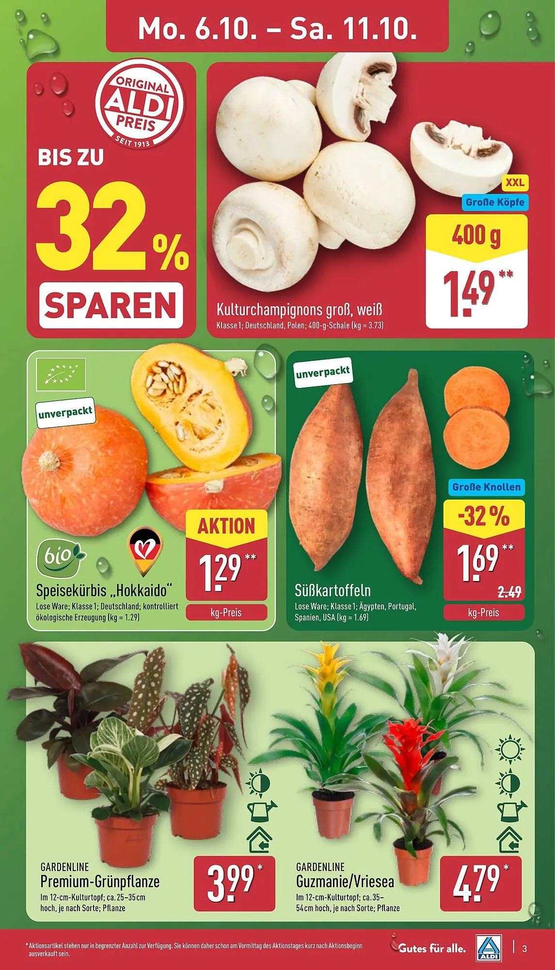 Aldi Nord Prospekt von 6. Oktober bis 12. Oktober 2025 - Prospekt seite 3