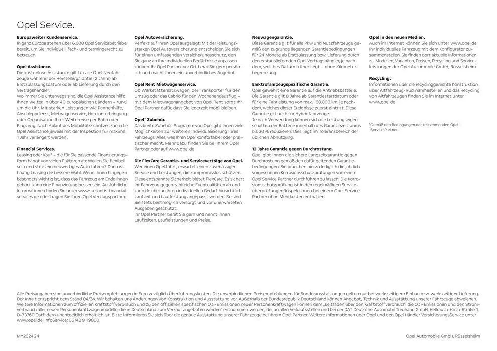 Opel Der neue Corsa von 26. April bis 26. April 2025 - Prospekt seite 23