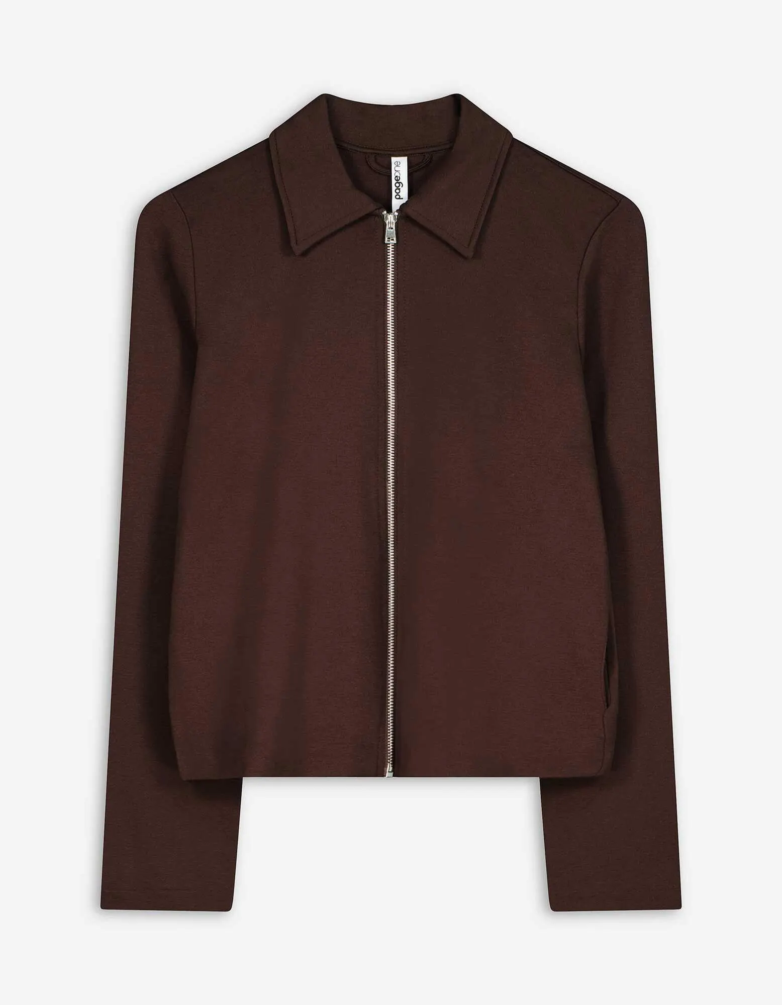 Jacke - Slim Fit - dunkelbraun