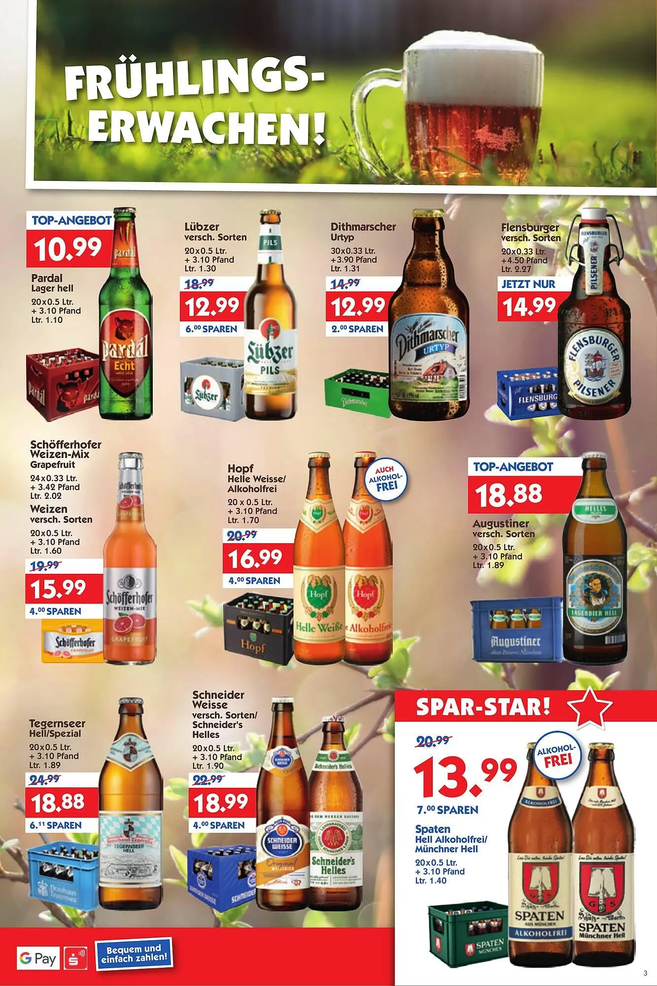 Hol'ab Getränkemarkt Prospekt von 31. März bis 5. April 2025 - Prospekt seite 3