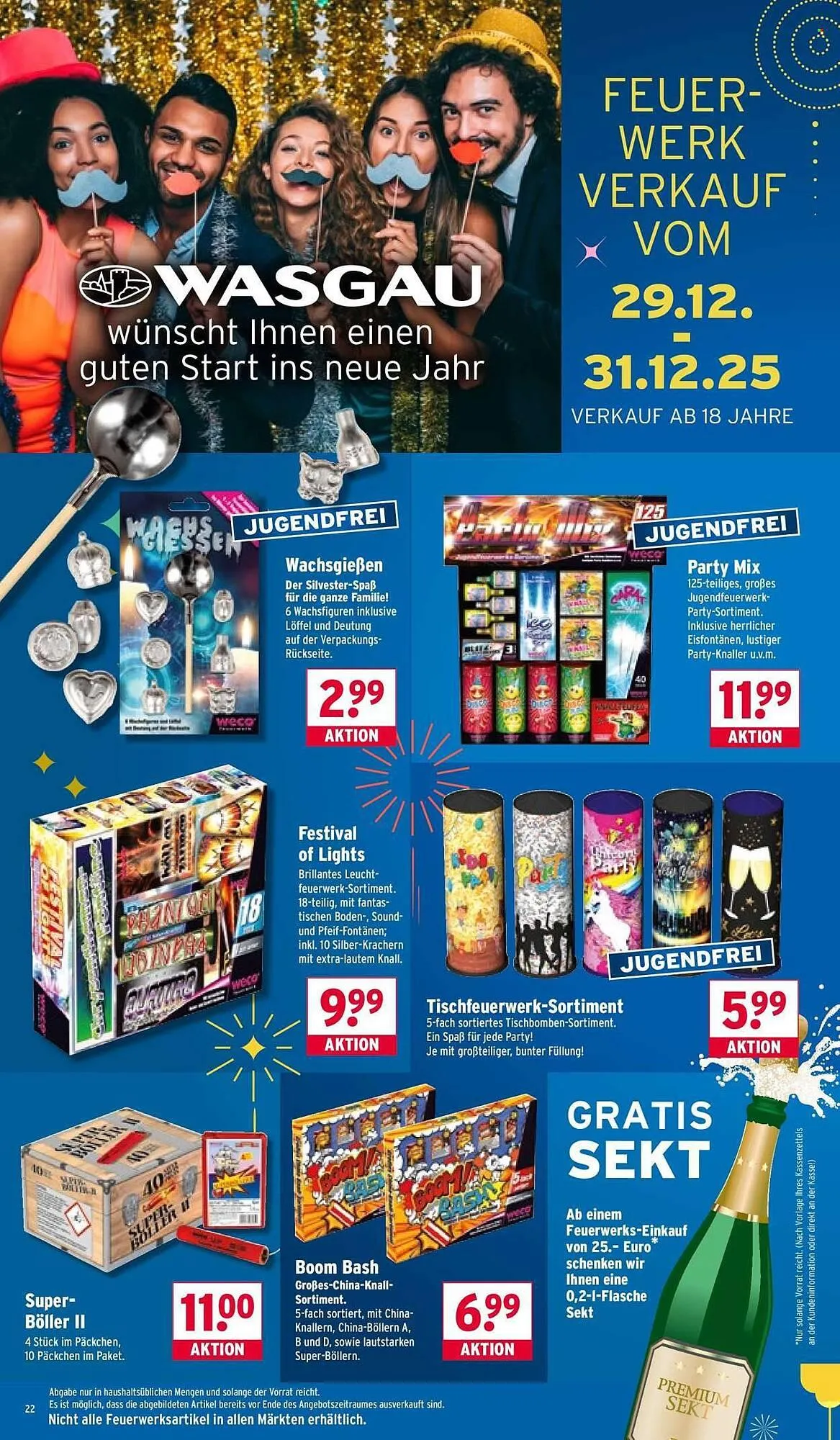 Wasgau Prospekt von 29. Dezember bis 3. Januar 2026 - Prospekt seite 22