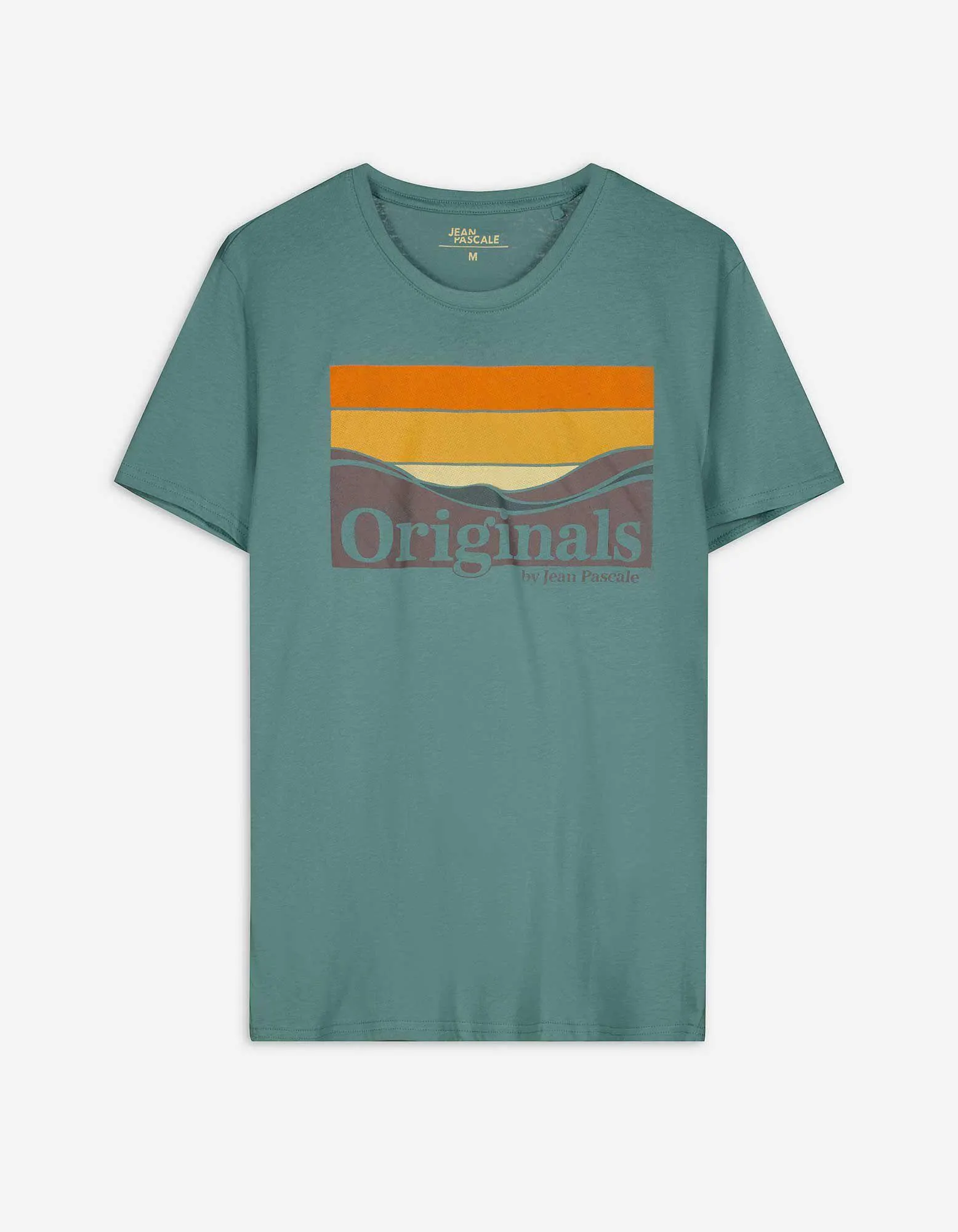 T-Shirt - Frontprint - türkis