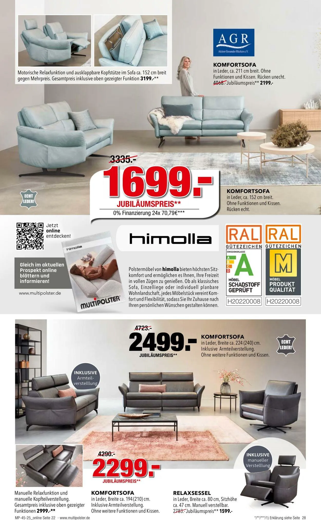 Multipolster Aktueller Prospekt von 5. November bis 19. November 2025 - Prospekt seite 22