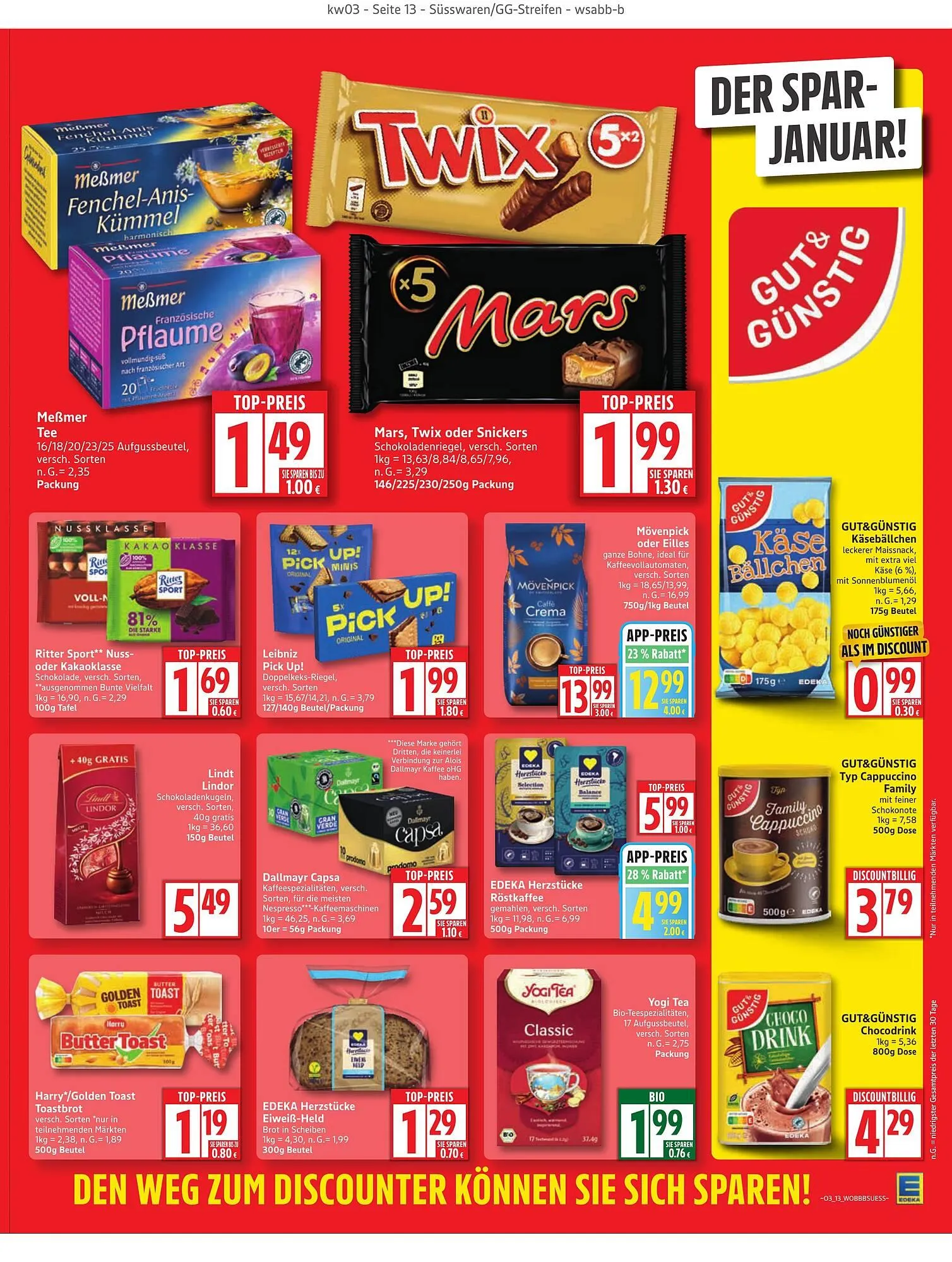 Edeka Prospekt von 12. Januar bis 17. Januar 2026 - Prospekt seite 13