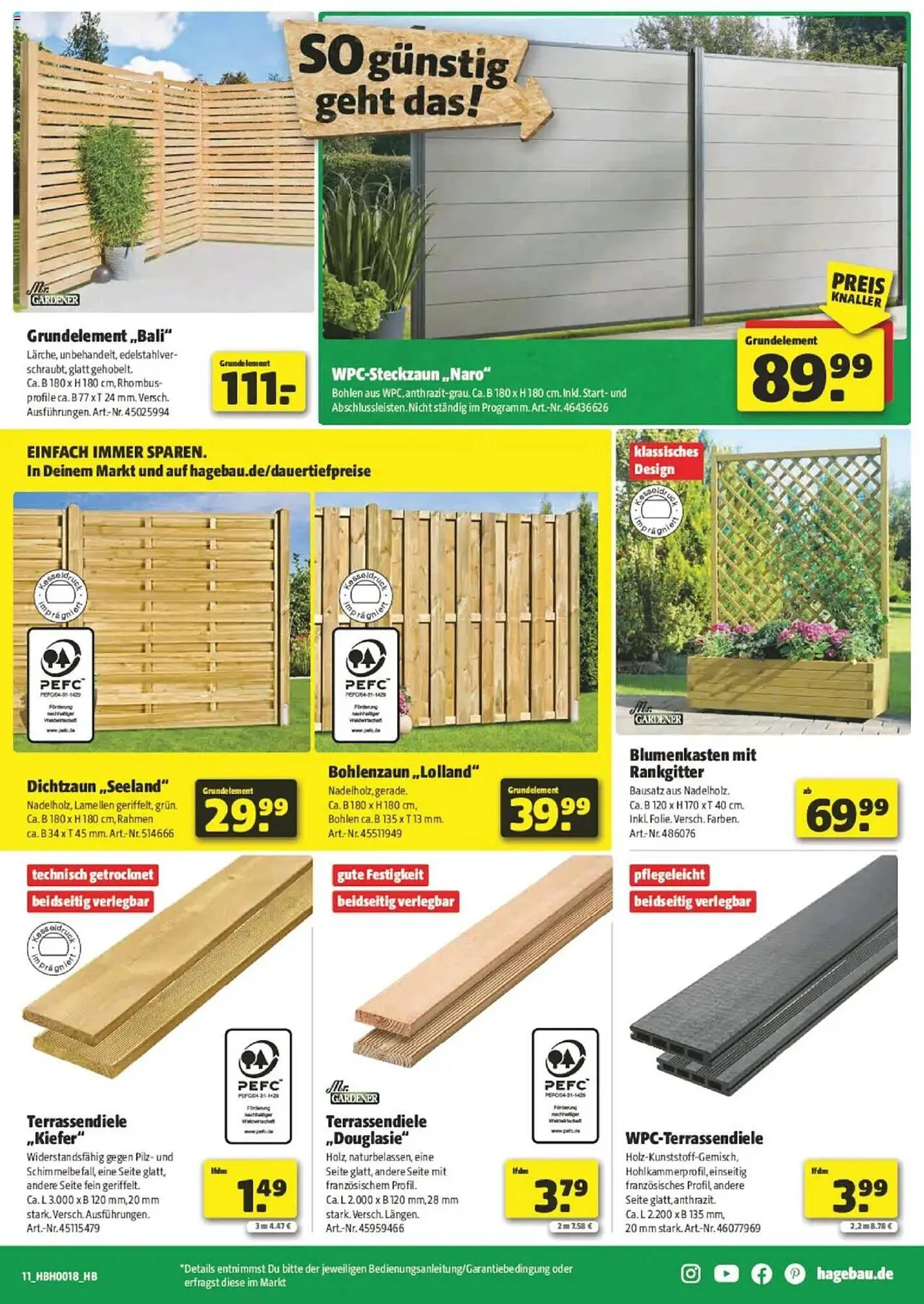 Hagebau Prospekt von 26. April bis 3. Mai 2025 - Prospekt seite 11