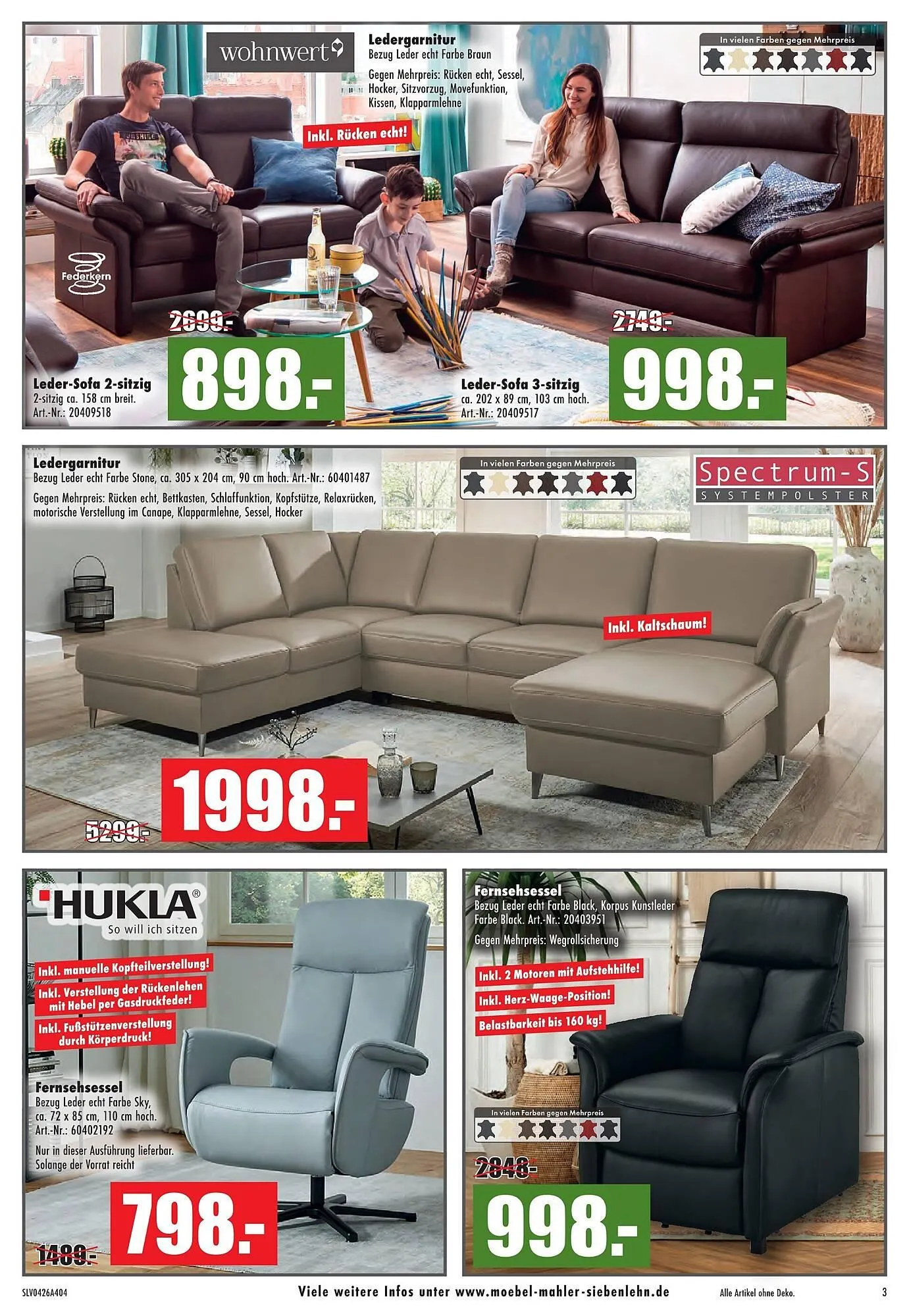 Möbel Mahler Katalog von 15. April bis 5. Mai 2026 - Prospekt seite 3