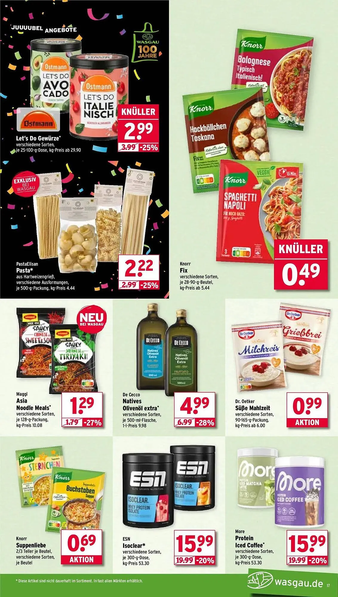 Wasgau Prospekt von 25. August bis 31. August 2025 - Prospekt seite 17