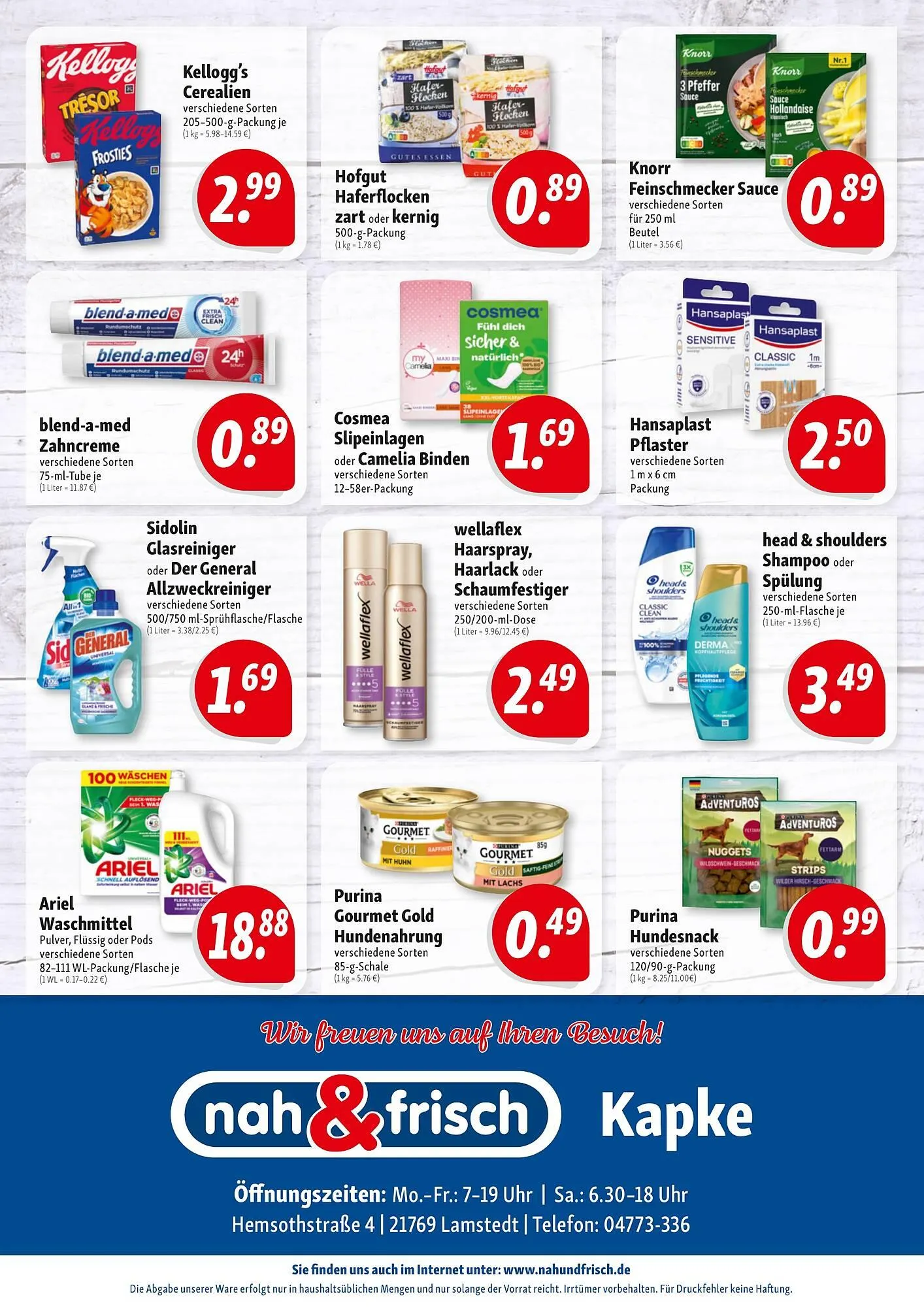 Nah & Frisch Prospekt von 13. April bis 18. April 2026 - Prospekt seite 12