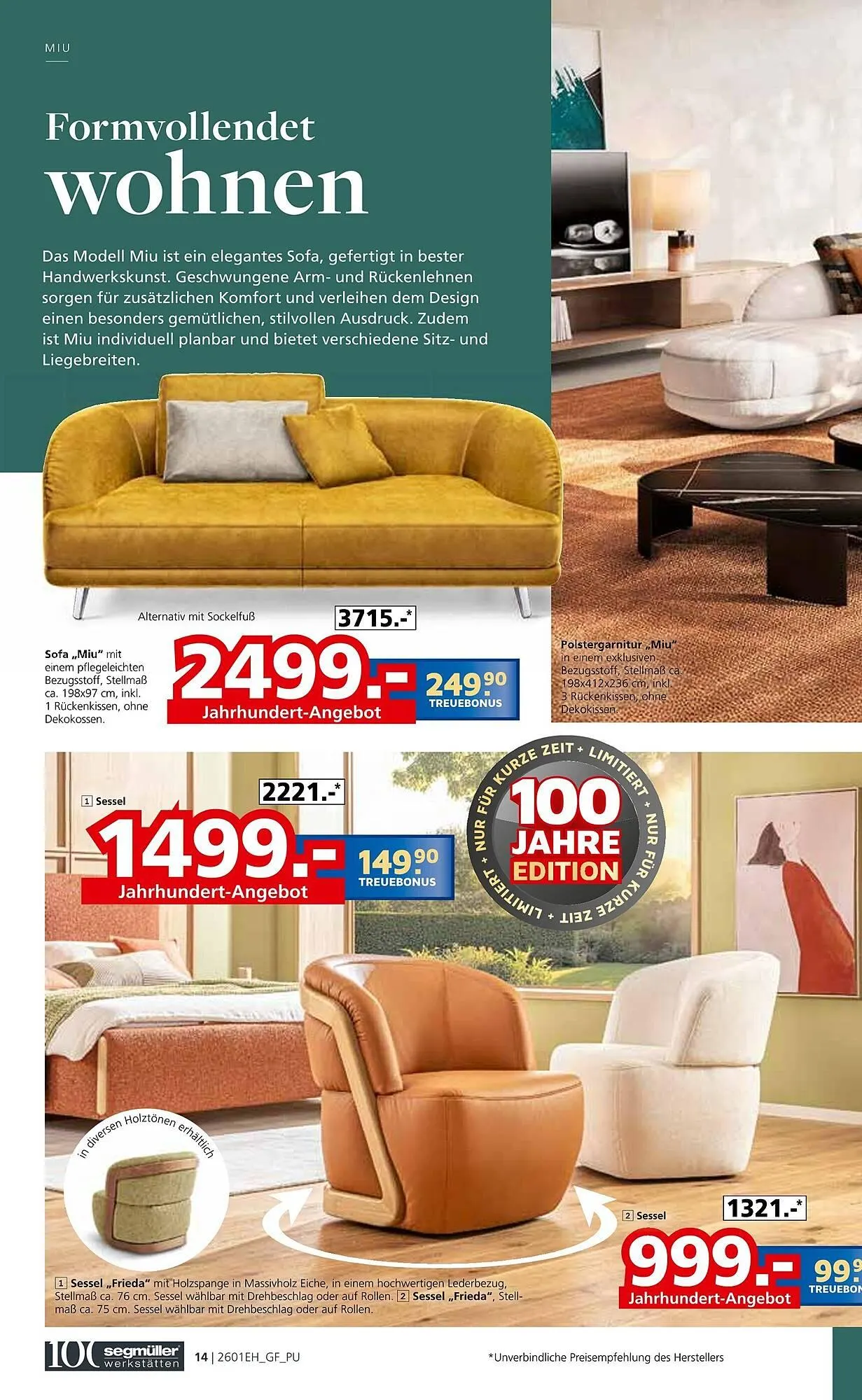 Segmüller Prospekt von 27. Dezember bis 10. Januar 2026 - Prospekt seite 14