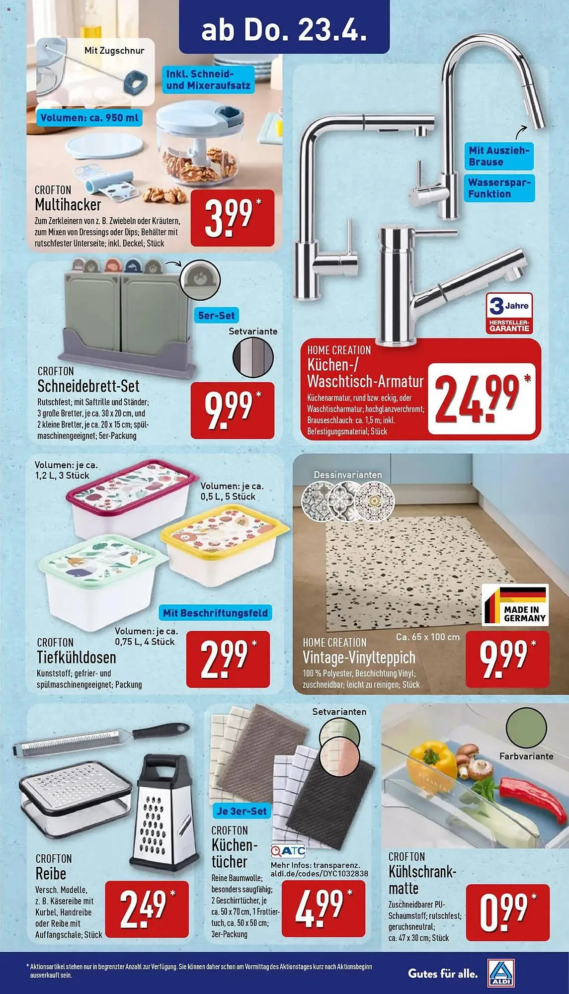 Aldi Nord Prospekt von 20. April bis 25. April 2026 - Prospekt seite 10