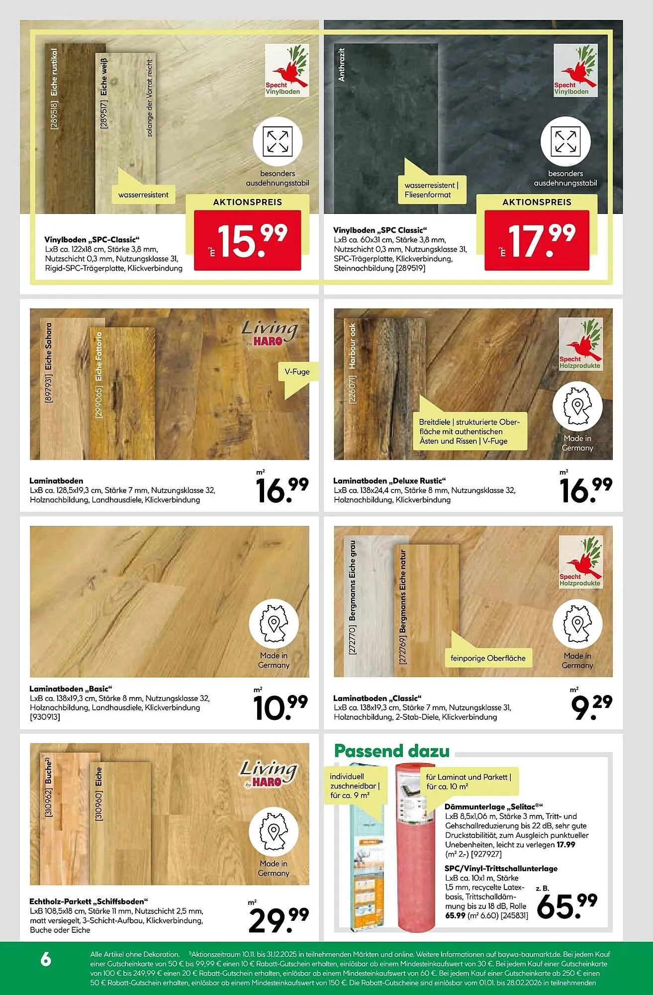 BayWa Prospekt von 17. November bis 23. November 2025 - Prospekt seite 6