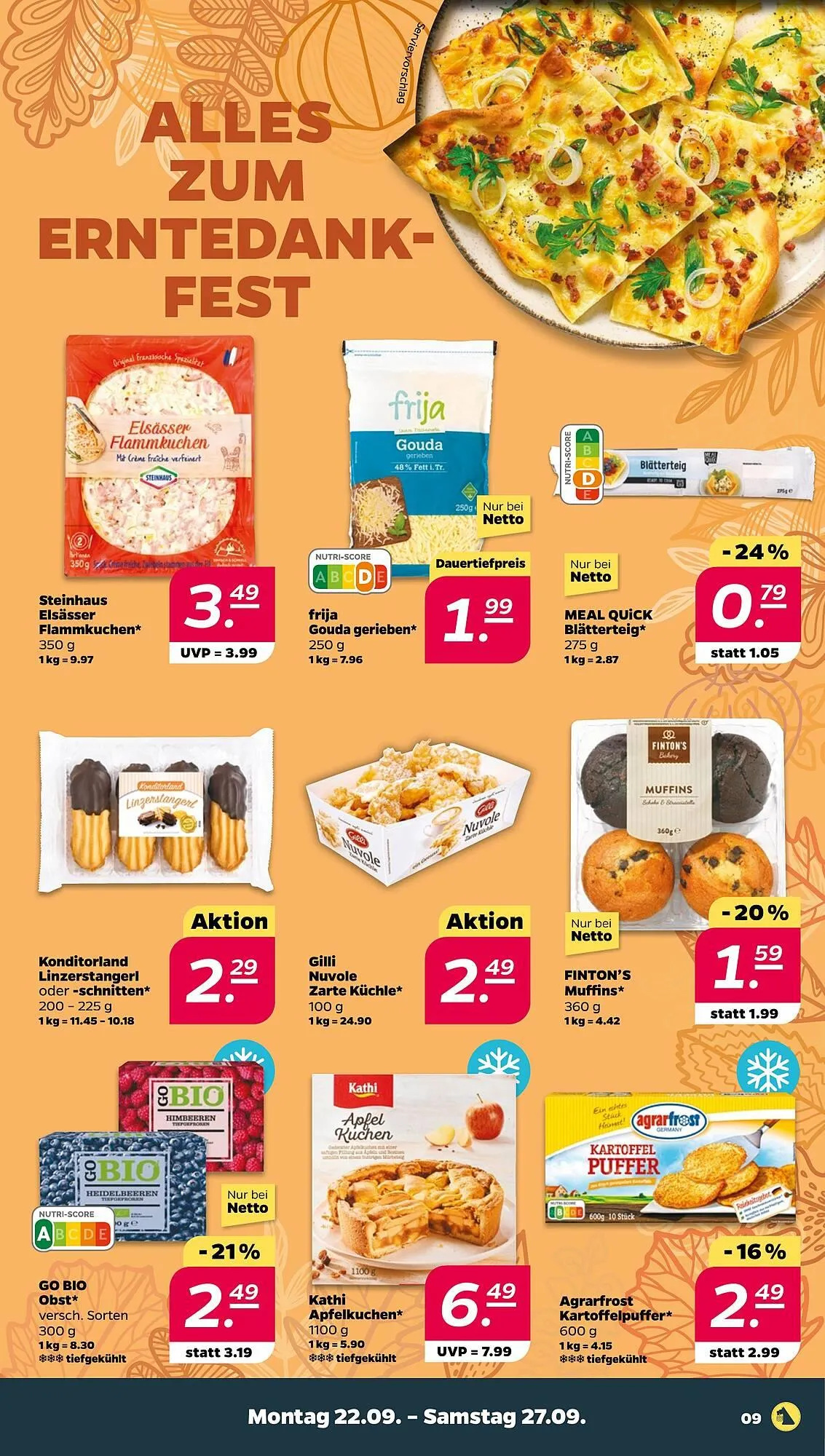 NETTO Prospekt von 22. September bis 27. September 2025 - Prospekt seite 9