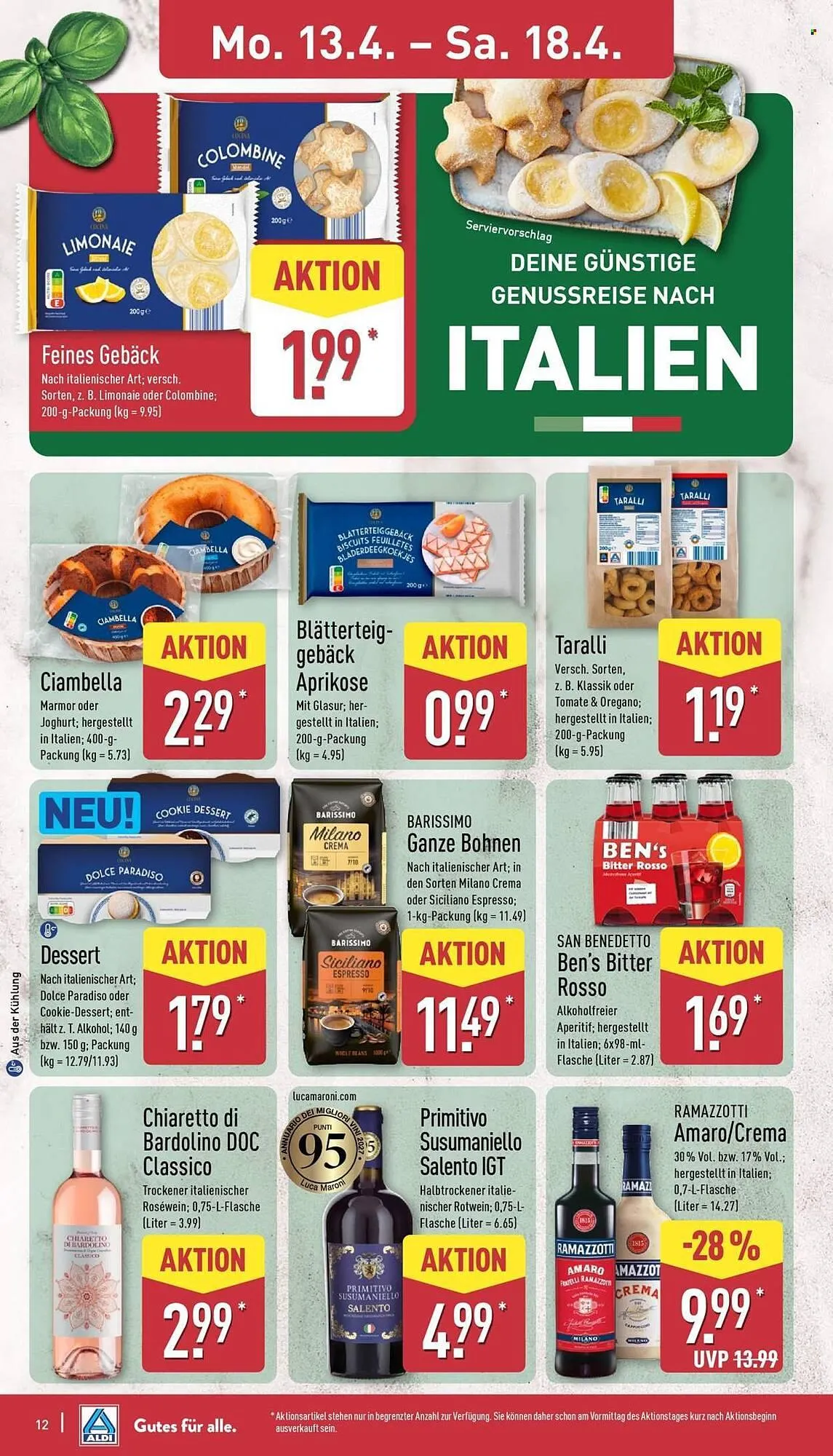 Aldi Nord Prospekt von 13. April bis 18. April 2026 - Prospekt seite 16